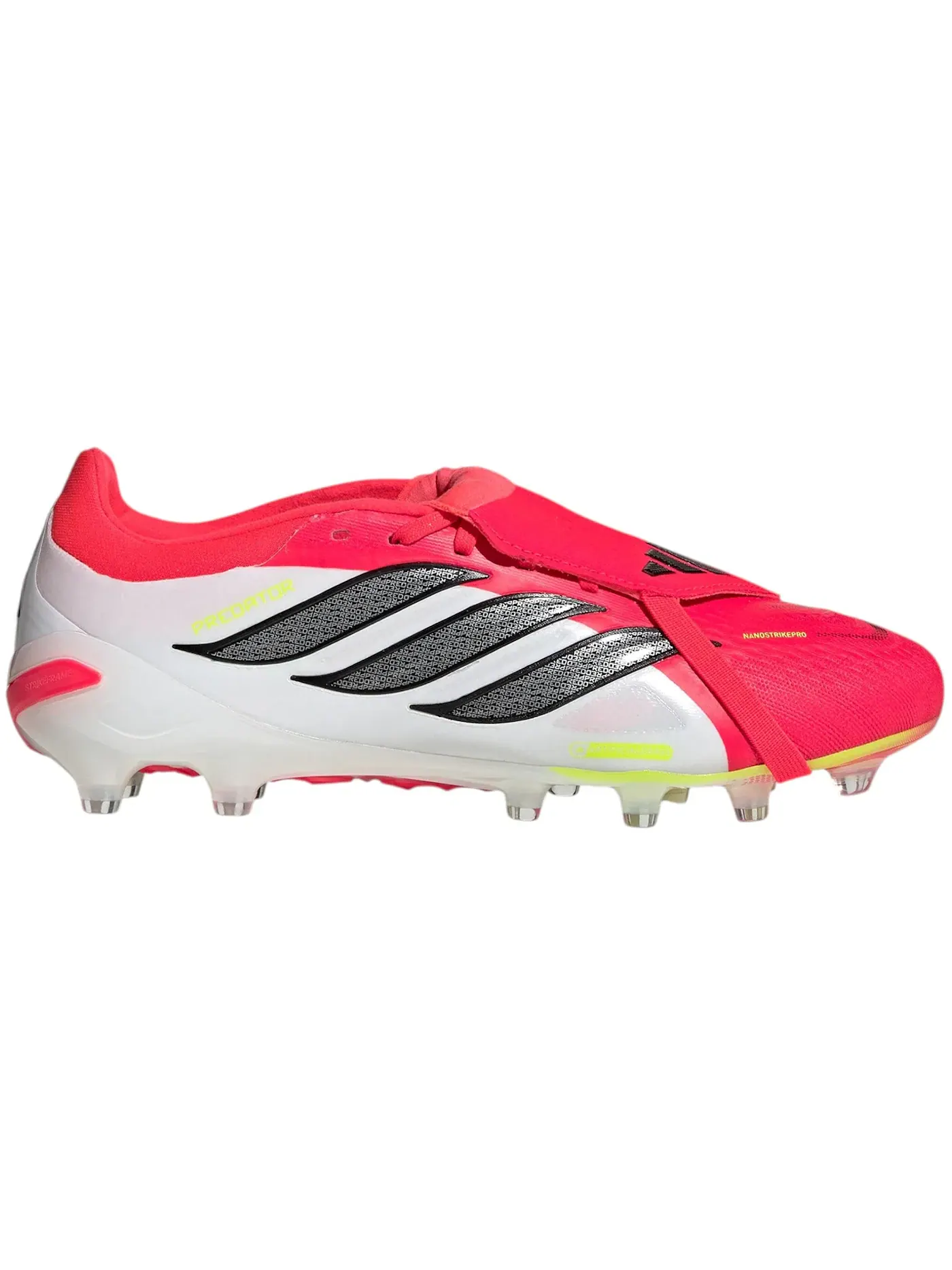 Мужские бутсы с откидным язычком Adidas Predator Pro Fold-Over Tongue AG — изображение 1 из 1, красный/черный/белый