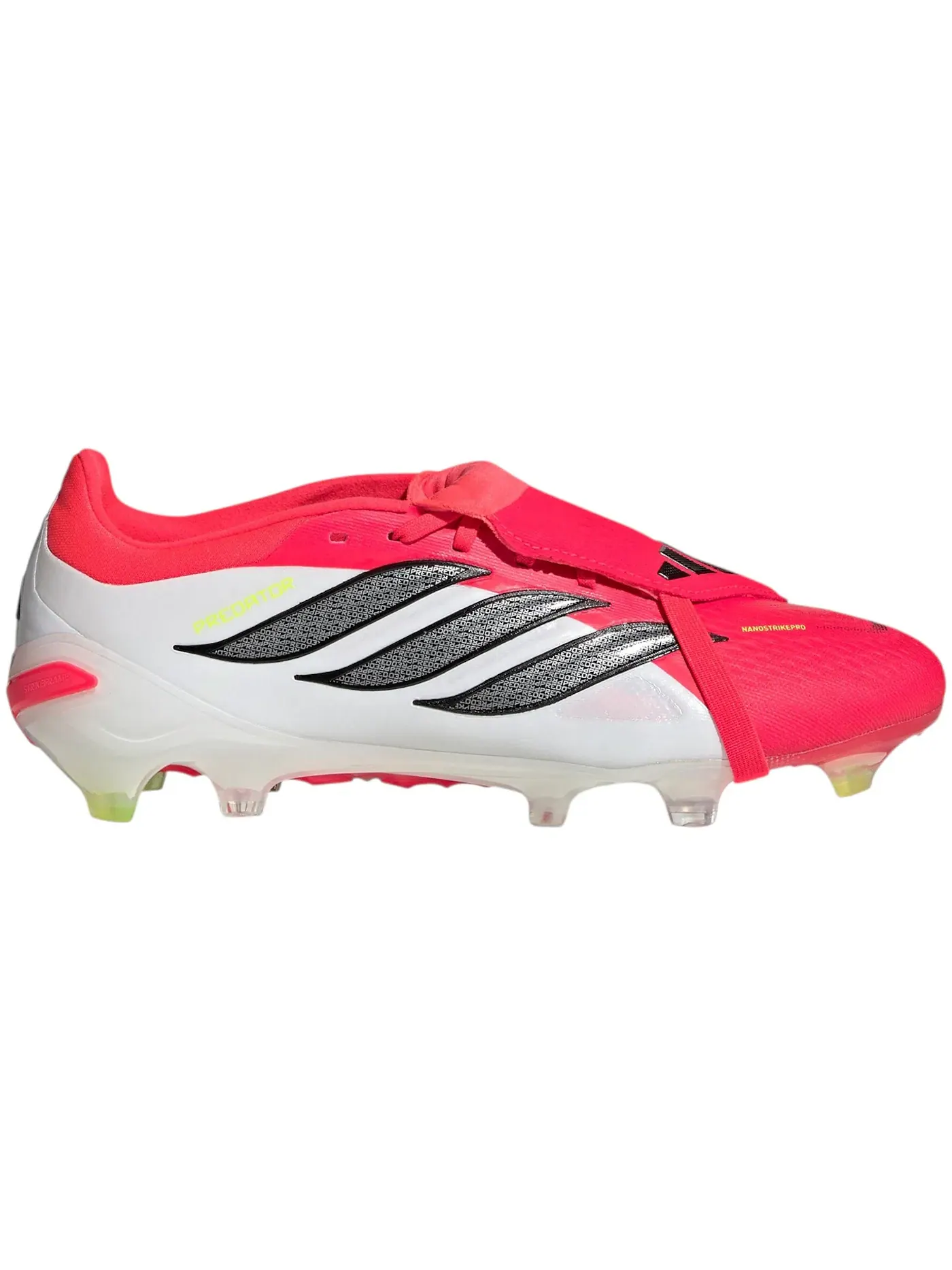 Мужские бутсы с откидным язычком Adidas Predator Pro Fold-Over Tongue FG — изображение 1 из 1, красный/черный/белый