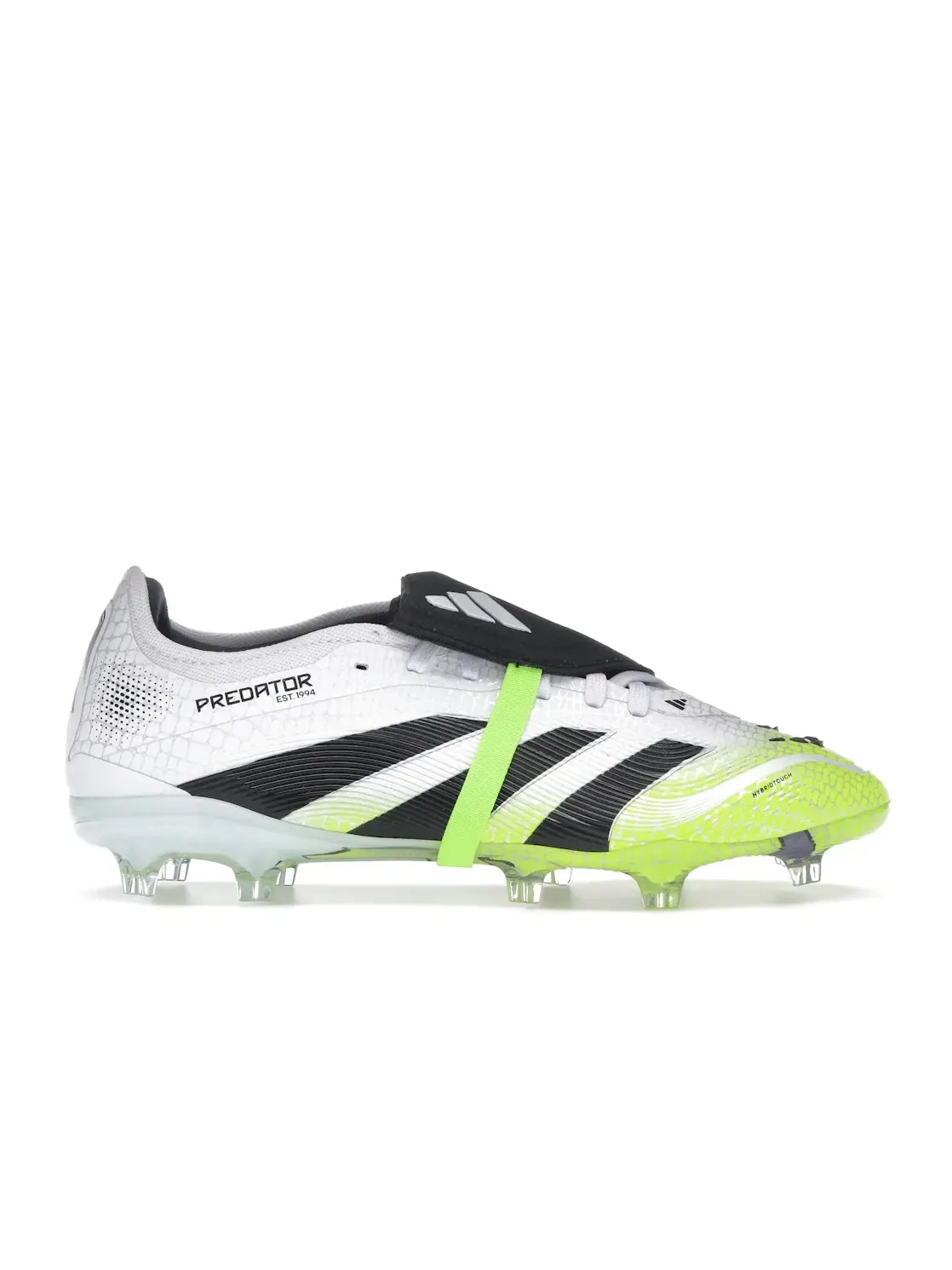 Мужские бутсы с откидным языком Adidas Predator Pro Fold-Over Tongue FG — изображение 1 из 4, белый/черный