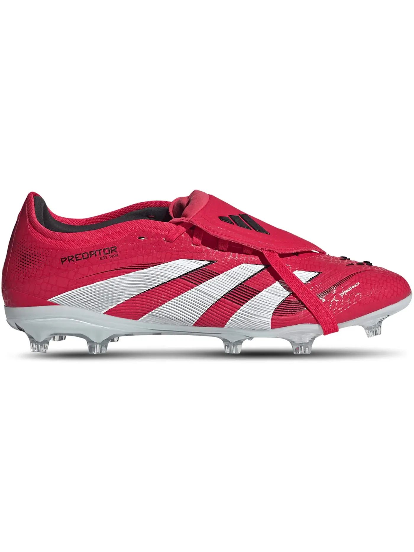 Мужские бутсы с откидным языком Adidas Predator Pro Fold-Over Tongue FG — изображение 1 из 1, красный/белый/черный