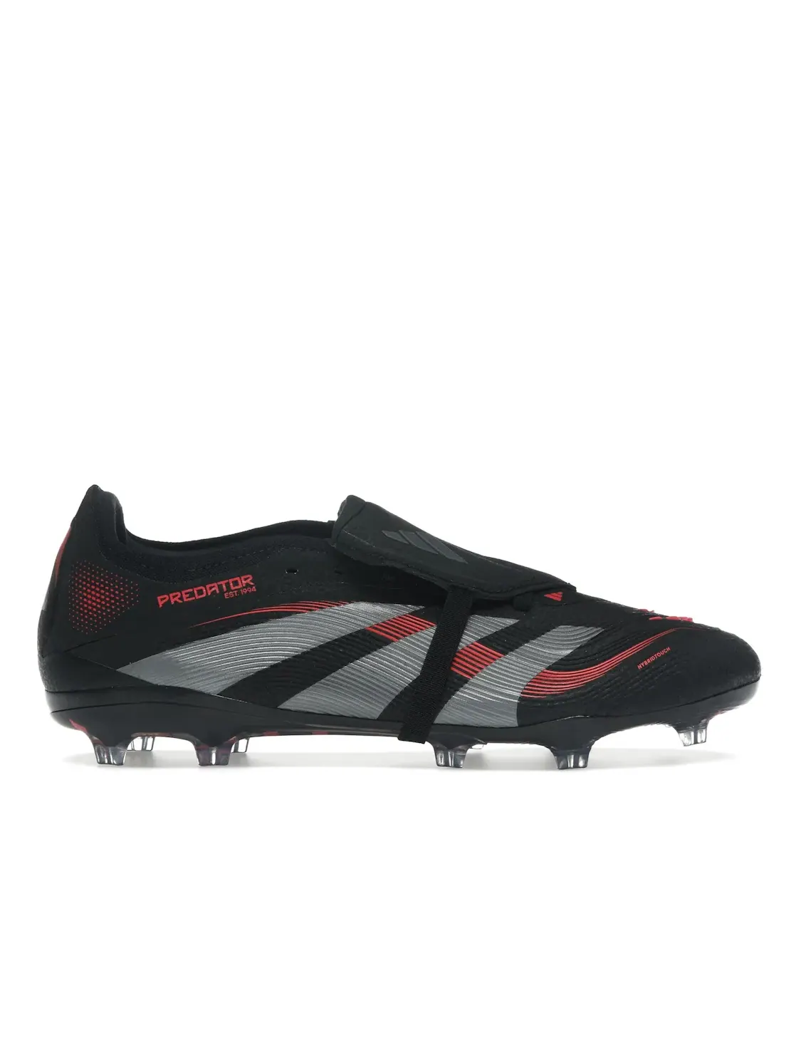 Мужские бутсы Fold-Over Tongue FG Adidas Predator Pro — изображение 1 из 4, черный/серый/красный
