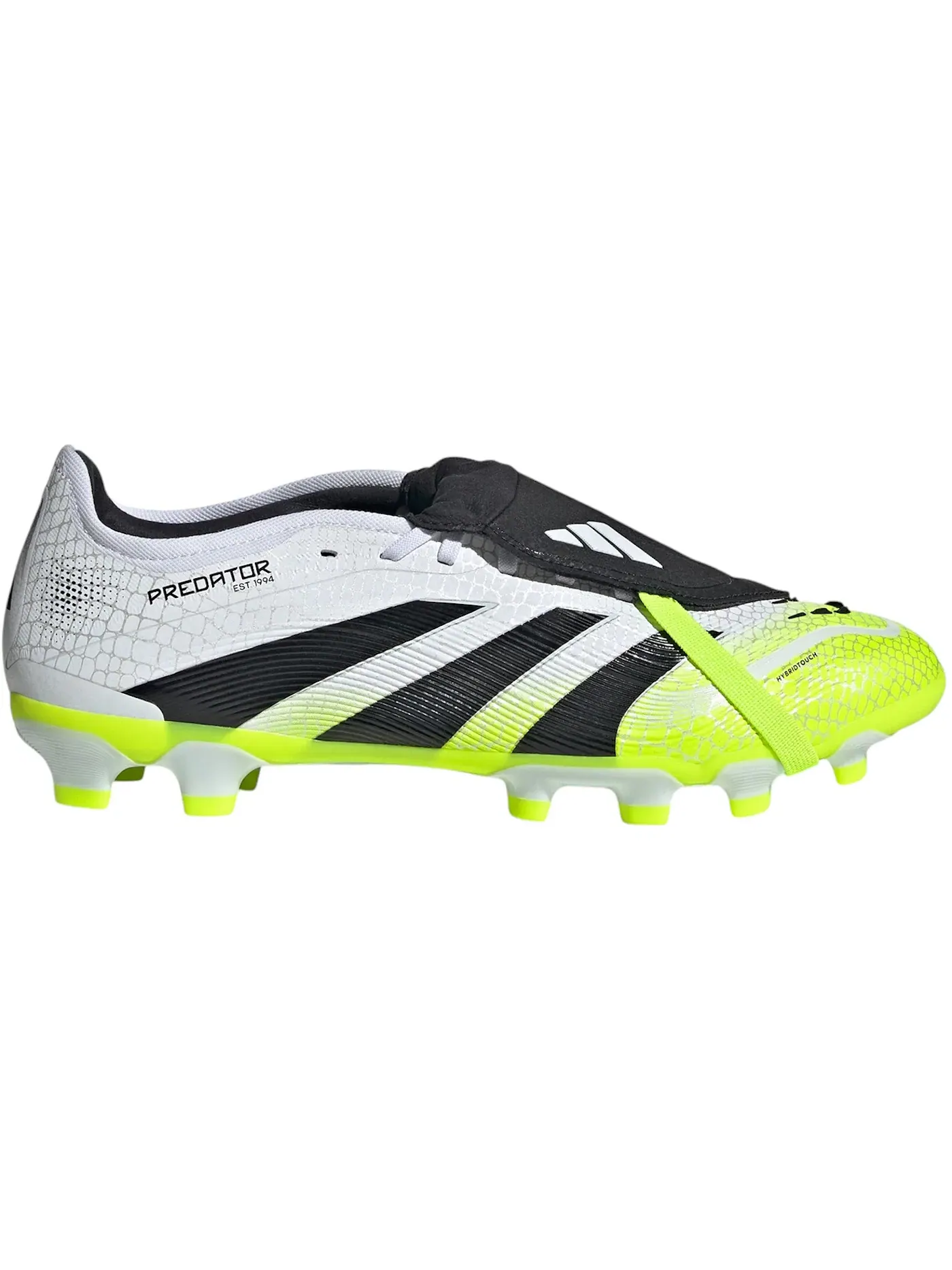 Мужские бутсы с отворотом язычка Adidas Predator Pro Fold-Over Tongue MG — изображение 1 из 1, белый черный
