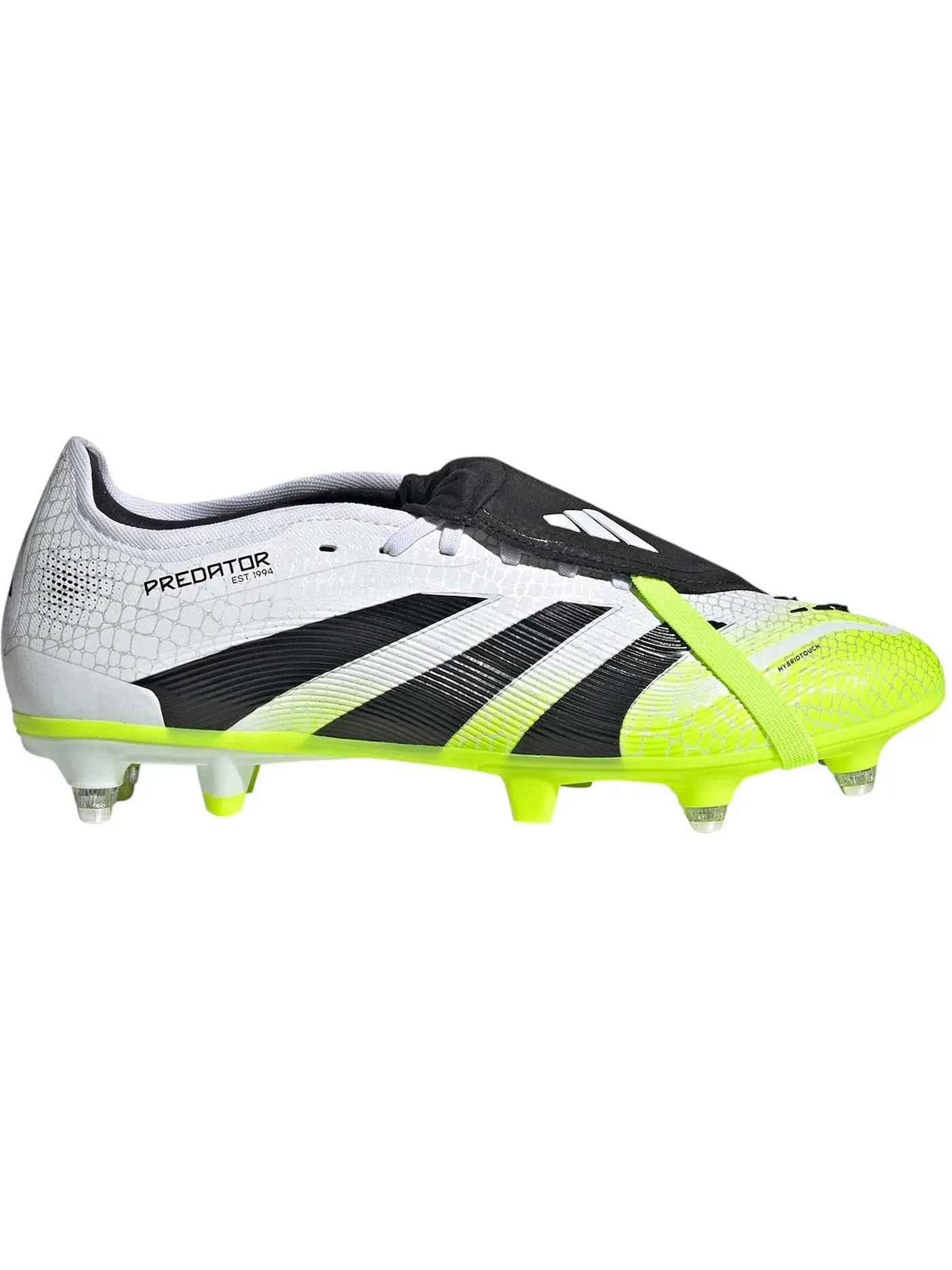 Мужские бутсы с откидным язычком Adidas Predator Pro Fold-Over Tongue SG — изображение 1 из 1, белый черный