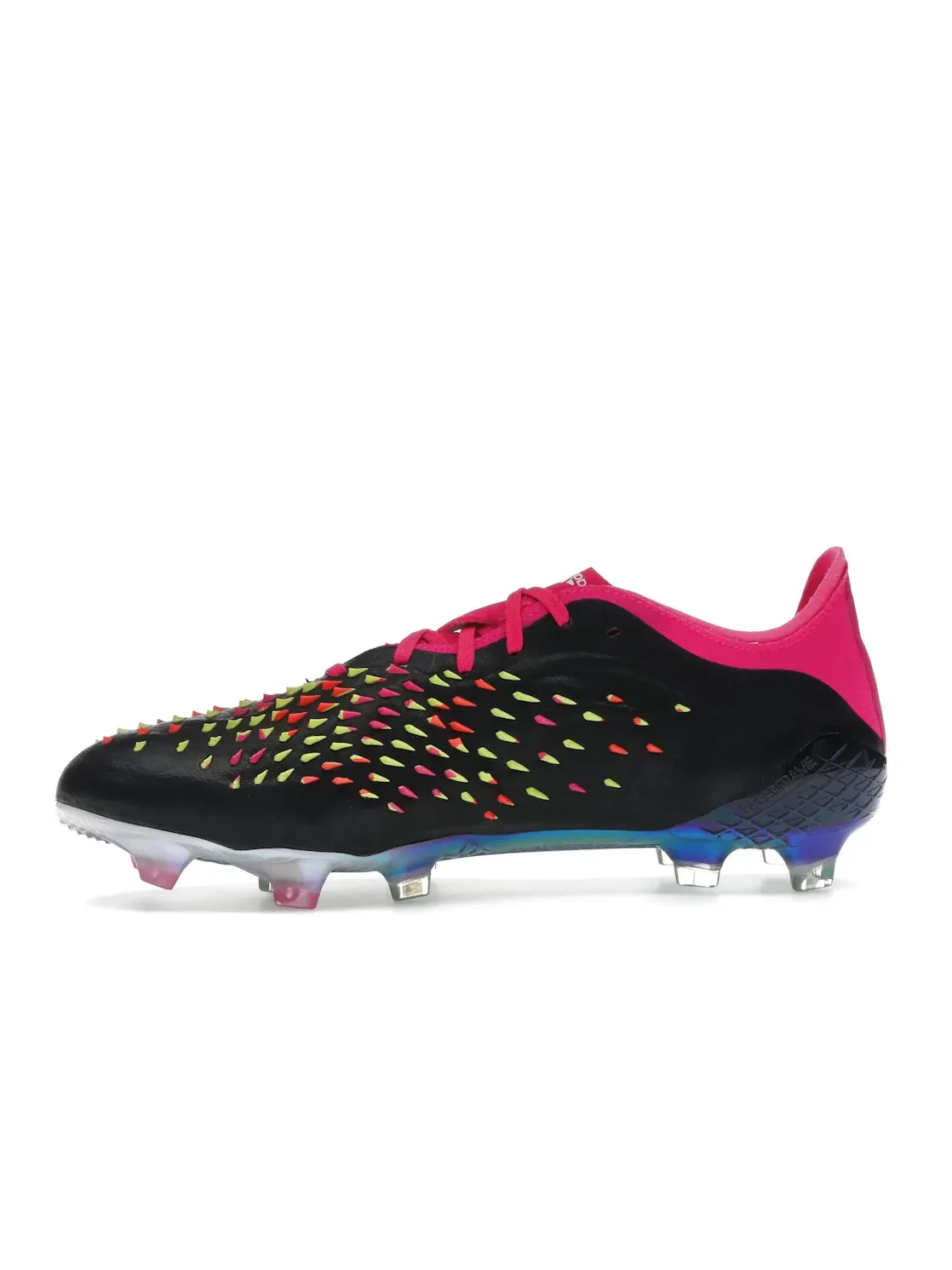 Мужские бутсы с длинным рукавом Adidas PREDCOPX FG — изображение 3 из 4, черный/белый/желтый