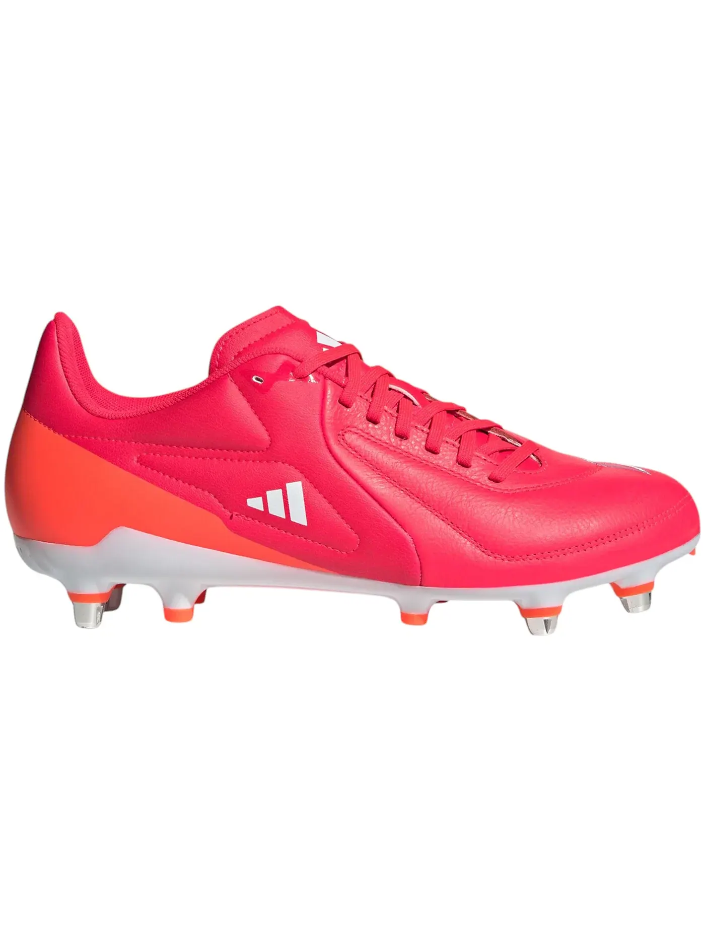 Мужские бутсы с шипами Adidas RS15 Elite SG Rugby — изображение 1 из 1, красный/белый/оранжевый