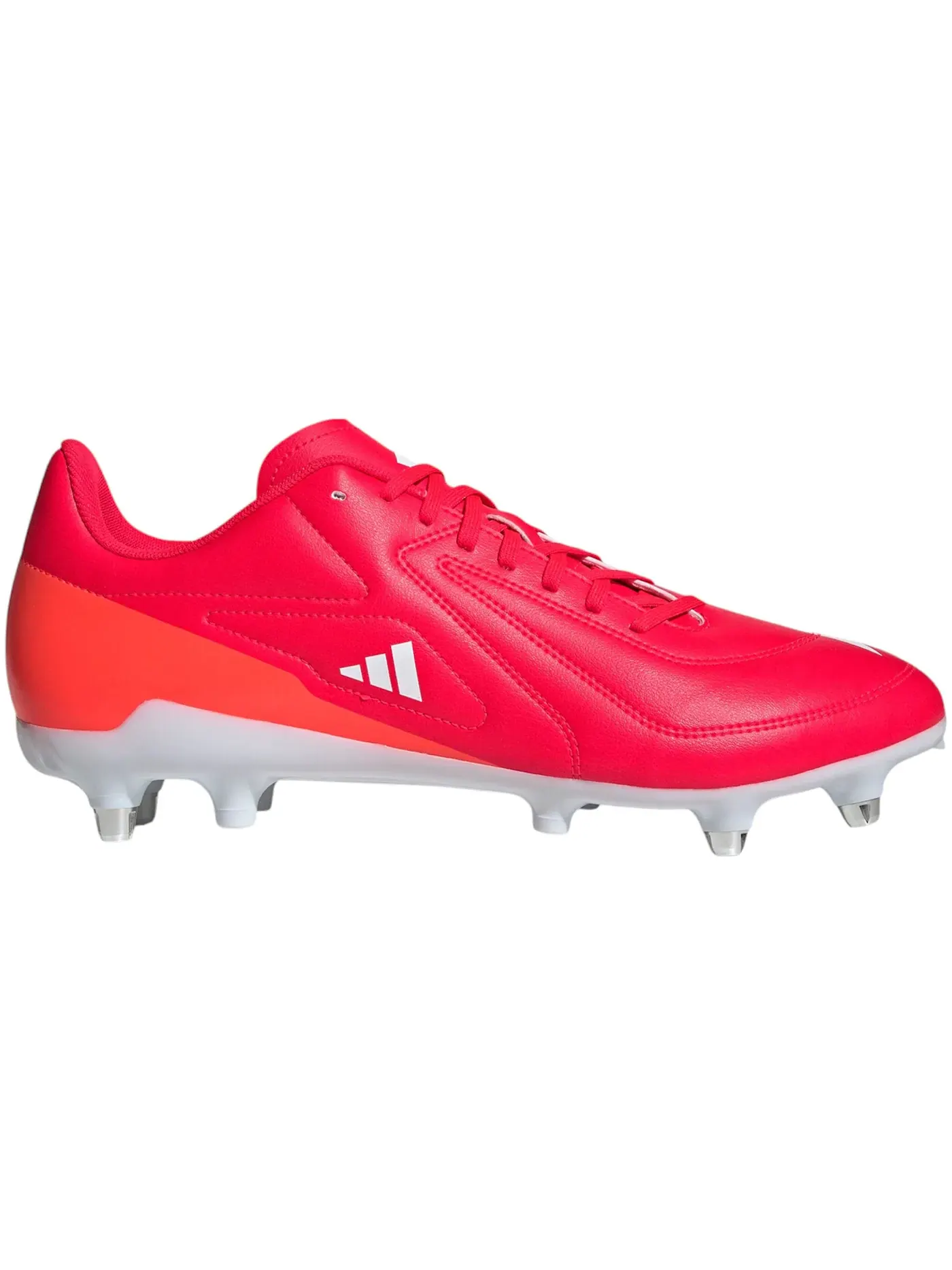 Мужские бутсы Adidas RS15 SG Rugby — изображение 1 из 1, красный белый оранжевый