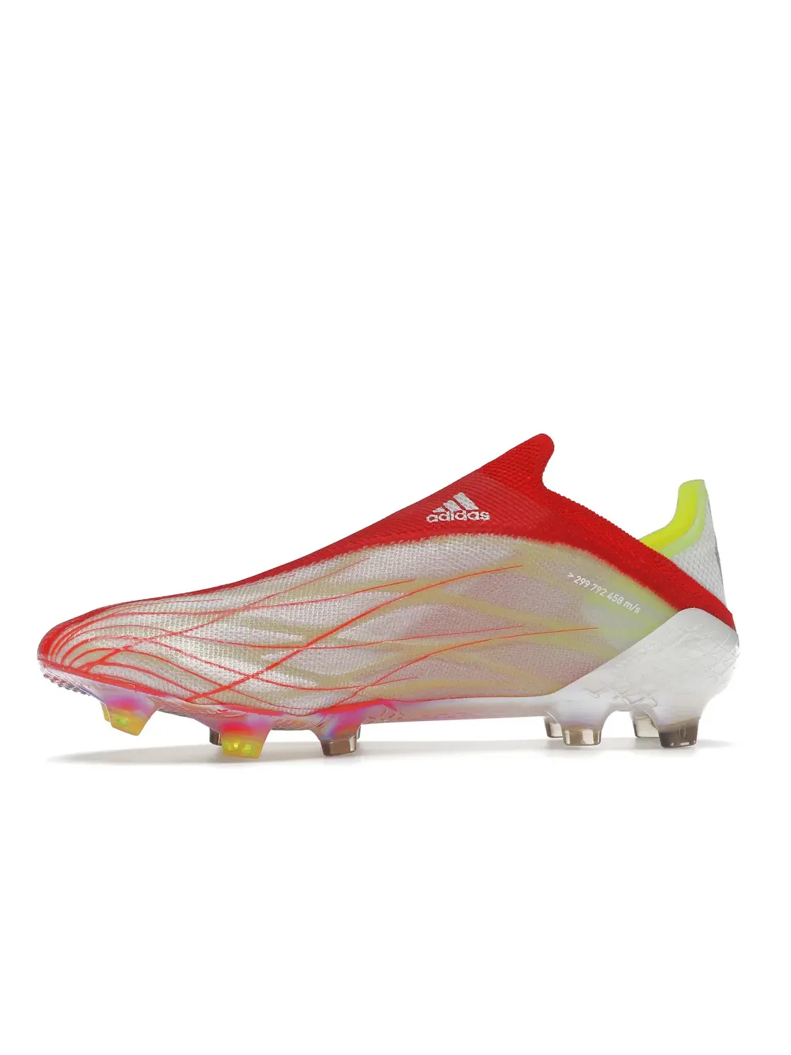 Мужские бутсы с высокими характеристиками Adidas X Speedflow+ FG — изображение 3 из 4, красный/черный/красный