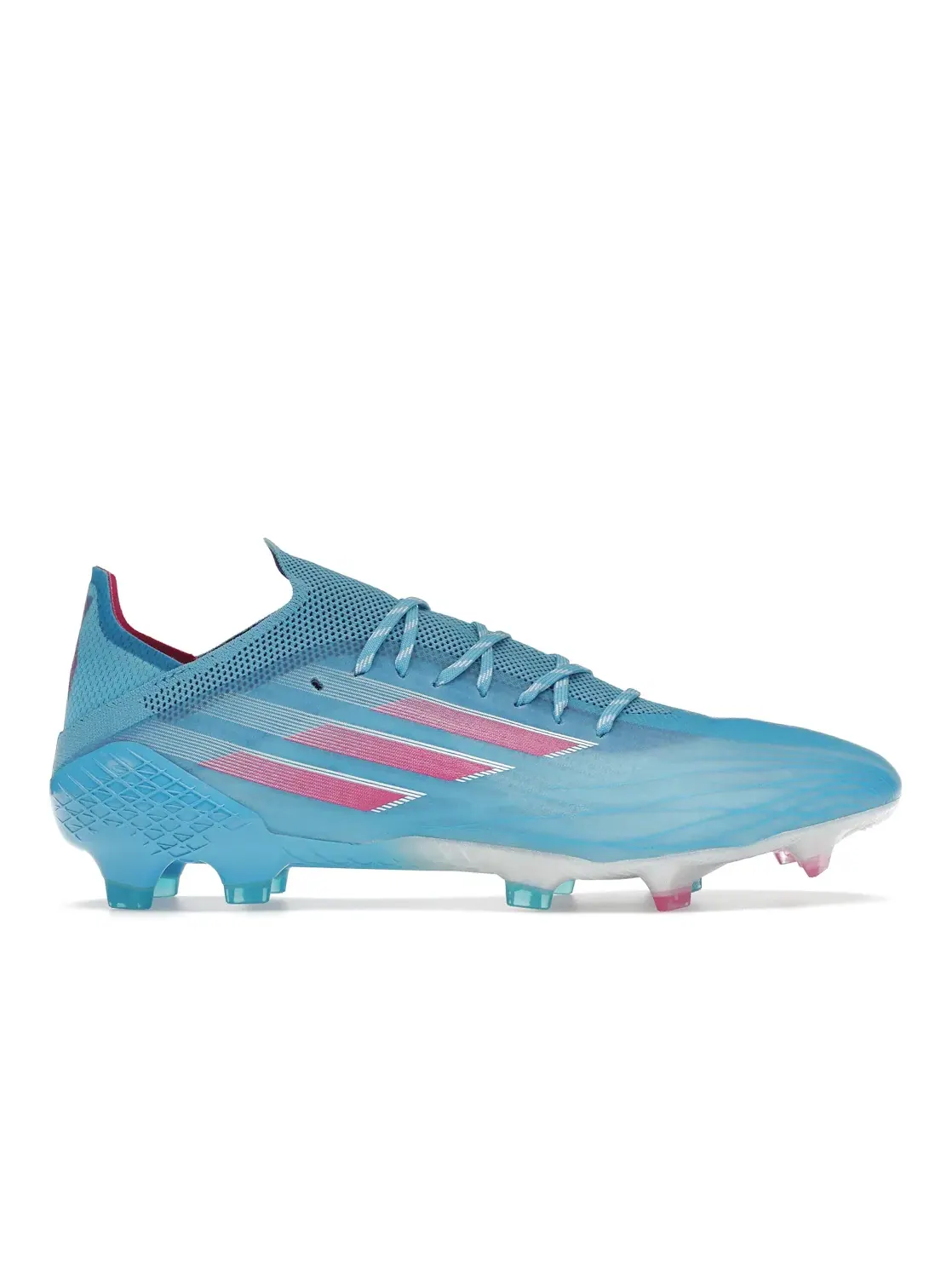 Мужские бутсы с длинным рукавом Adidas X Speedflow.1 FG — изображение 1 из 4, розовый/белый