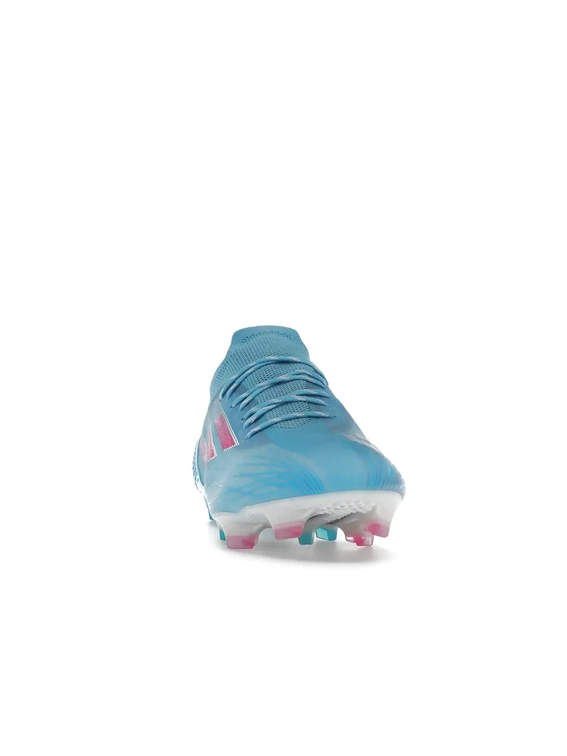 Мужские бутсы с длинным рукавом Adidas X Speedflow.1 FG — изображение 2 из 4, розовый/белый