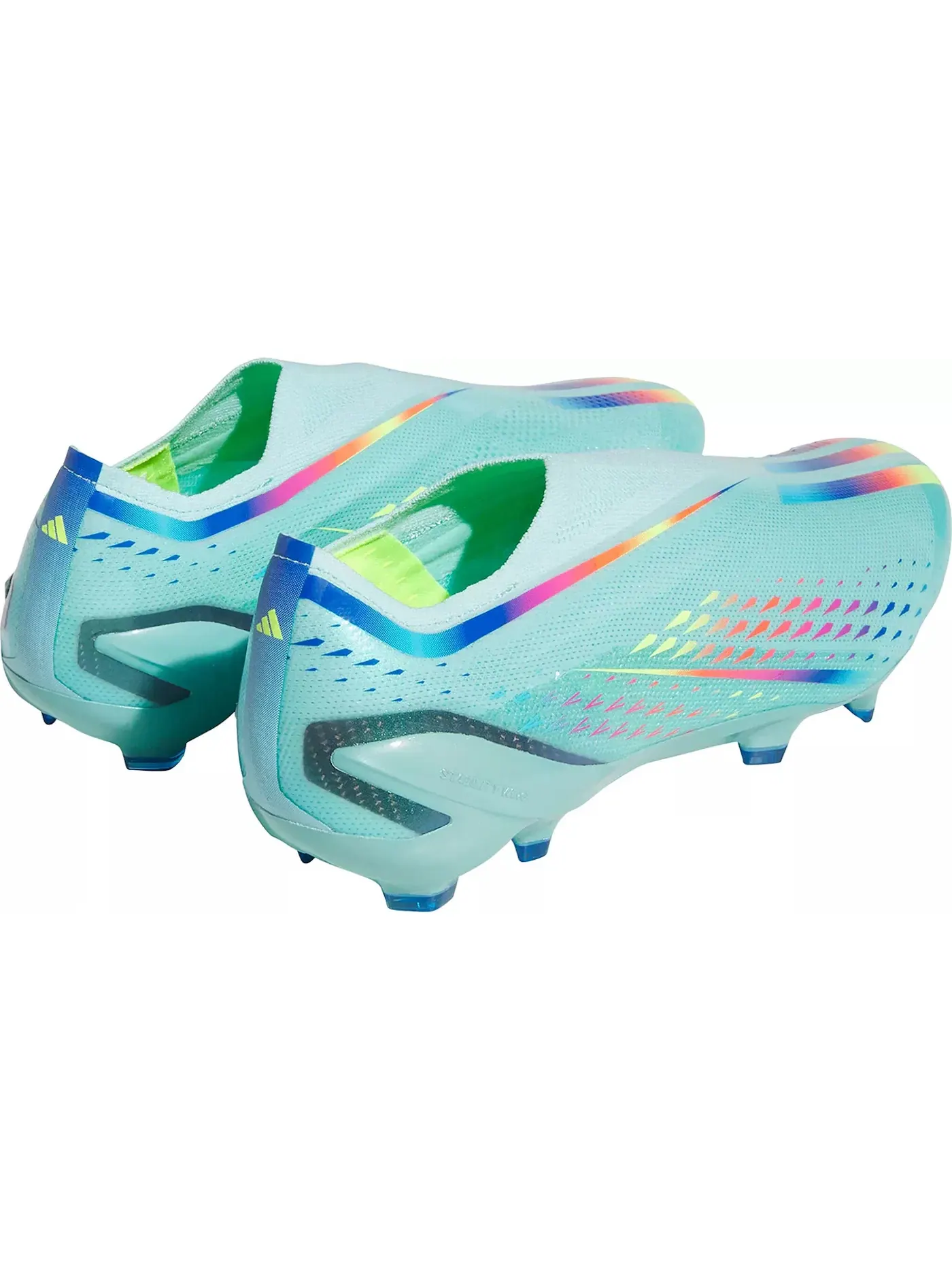Мужские бутсы с высоким верхом Adidas X Speedportal+ Aqua/Solar Red/Powder Blue — изображение 2 из 5