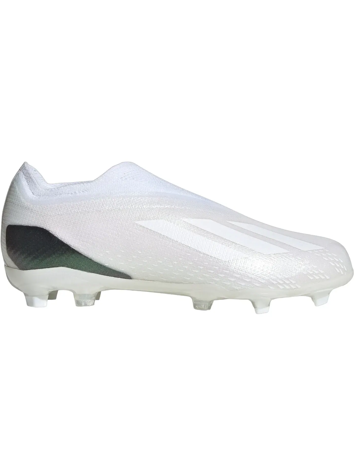 Детские бутсы футбольные Speedportal+ Laceless Adidas — изображение 1 из 1, белый черный