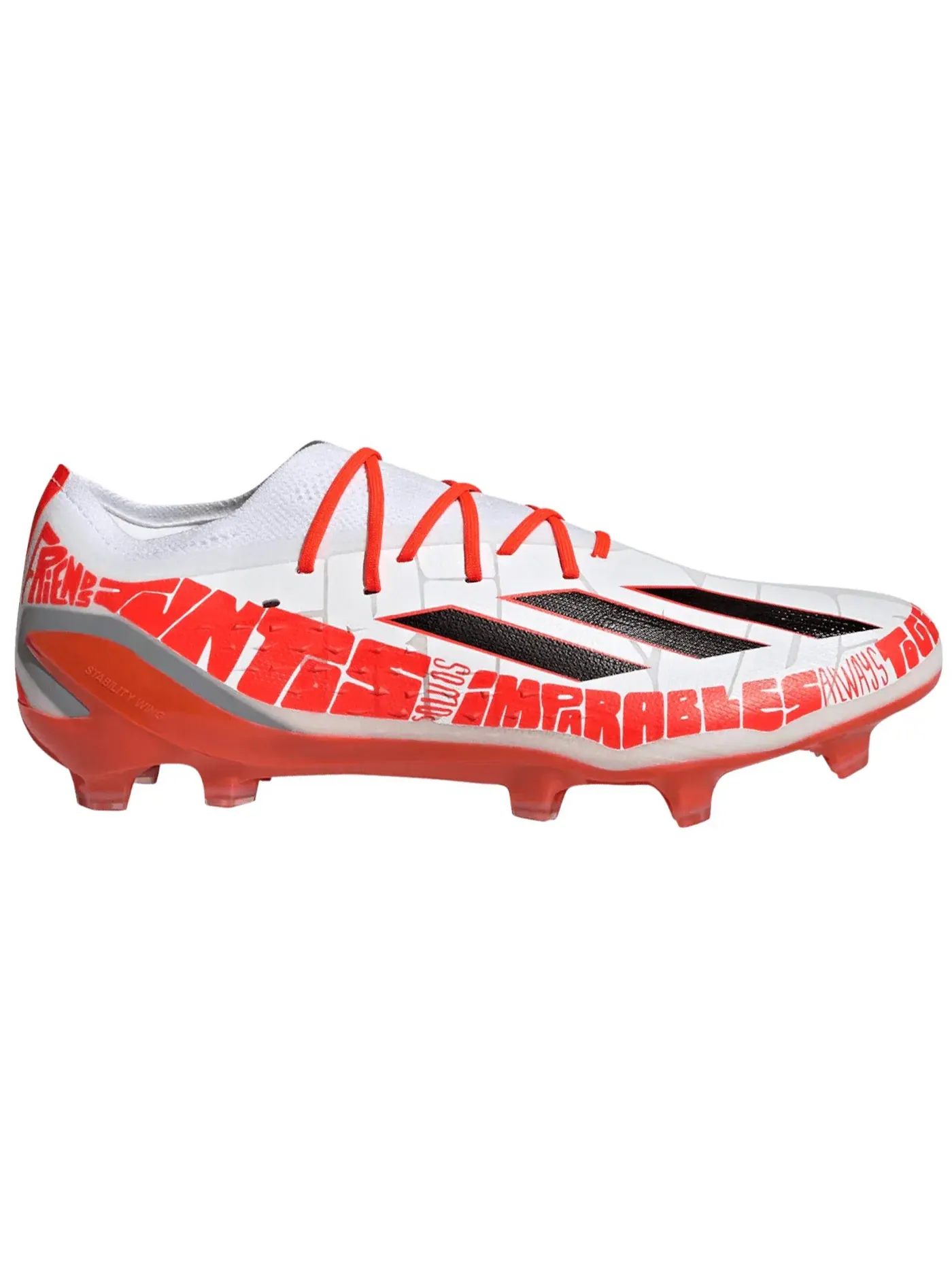 Мужские бутсы с принтом Adidas X Speedportal Messi.1 FG Adidas — изображение 1 из 3, белый черный красный