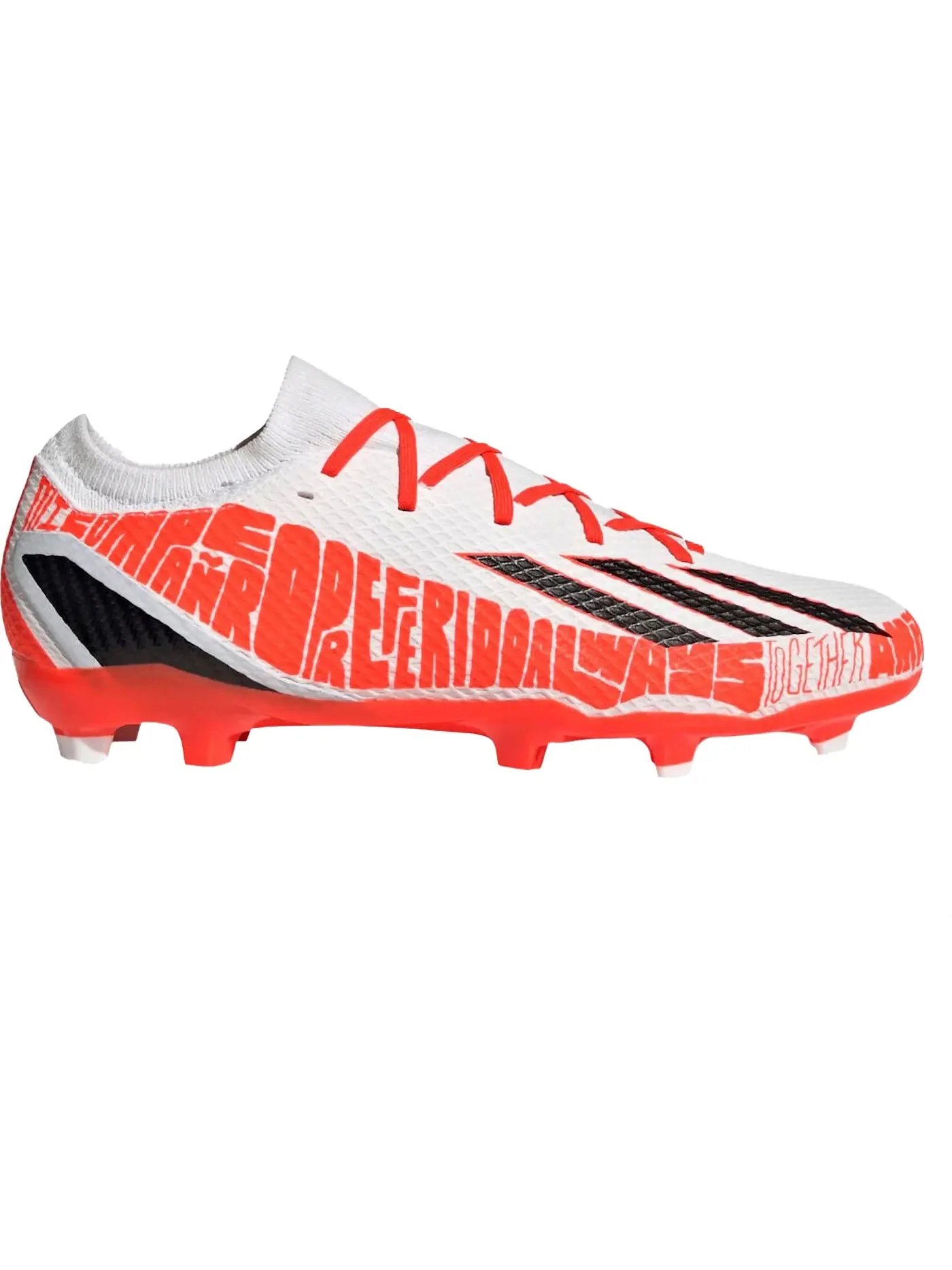 Мужские бутсы с принтом Adidas Speedportal Messi.3 FG — изображение 1 из 1, белый/черный/красный
