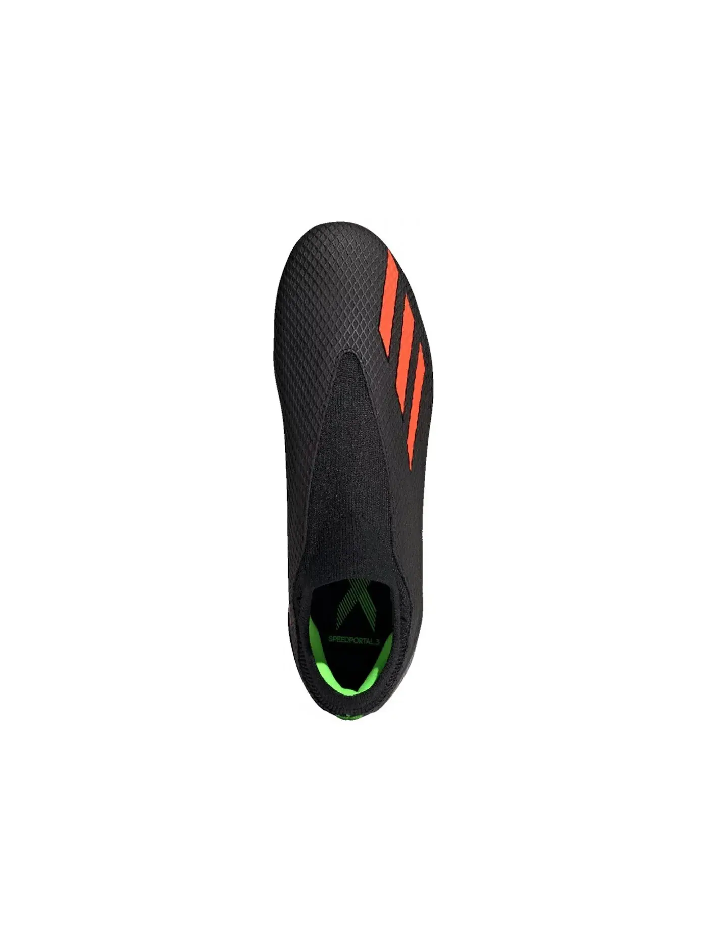 Мужские бутсы с высоким верхом Adidas X Speedportal.3 Laceless FG — изображение 2 из 2, черный/красный/зеленый