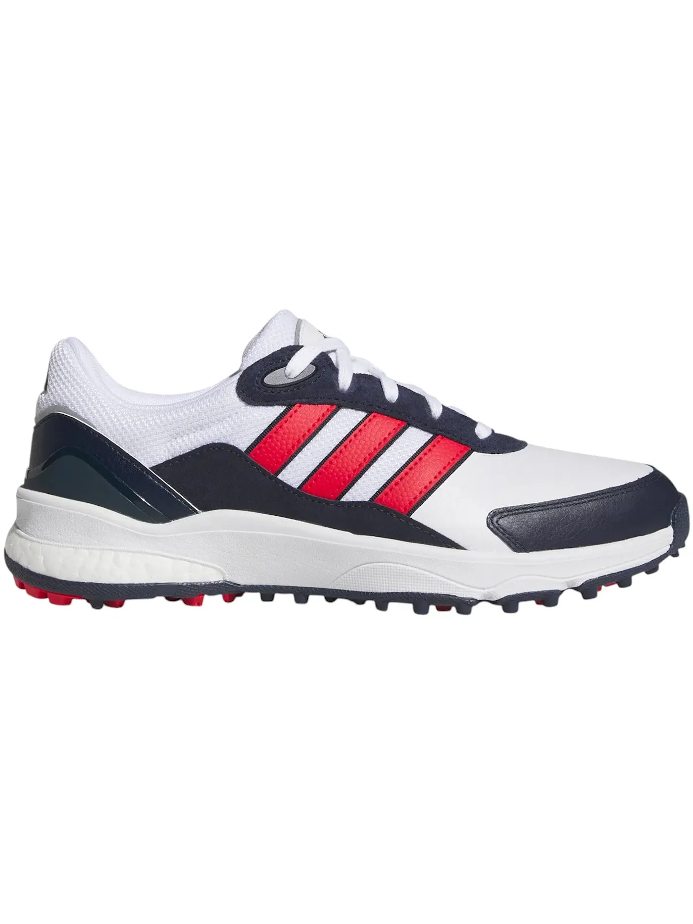 Мужские шиповки для гольфа без шипов Adidas SW5540 Spikeless Golf — изображение 1 из 1, белый//темно-синий