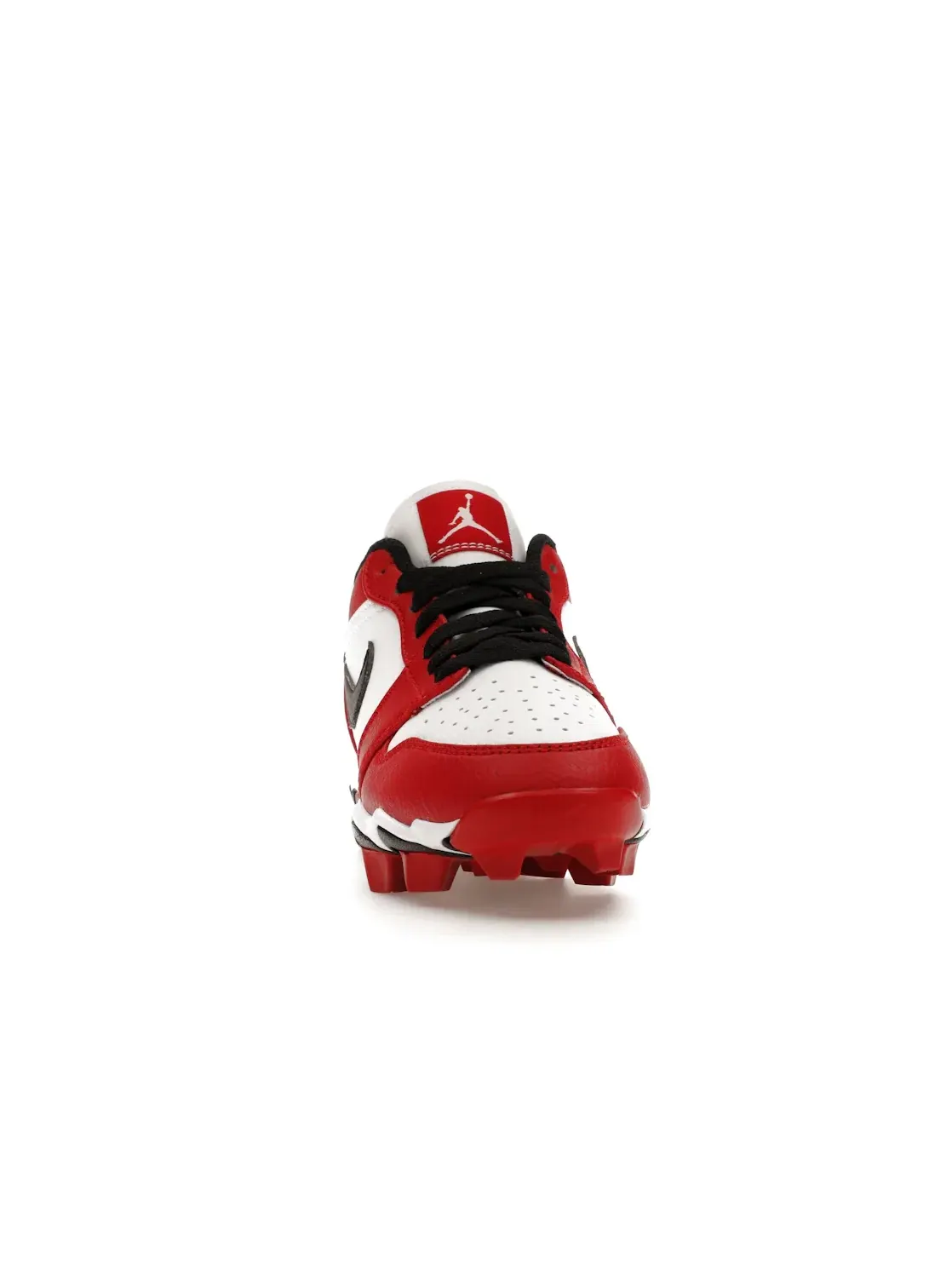 Детские бутсы Jordan 1 Low Cleat Chicago — изображение 2 из 4, белый красный черный