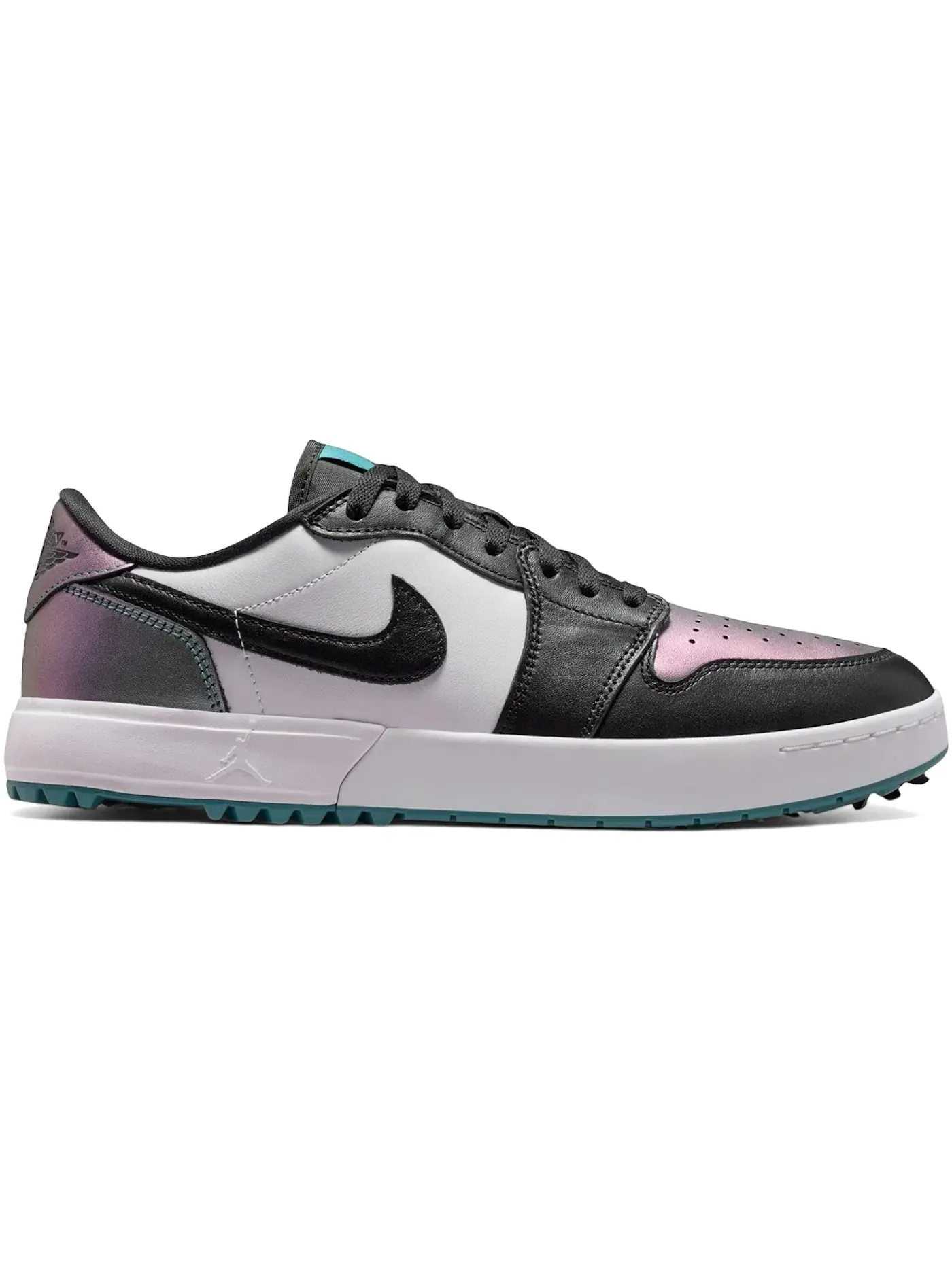 Мужские шиповки с шипами Jordan 1 Low Golf Spiked Jordan — изображение 1 из 1, черный/белый