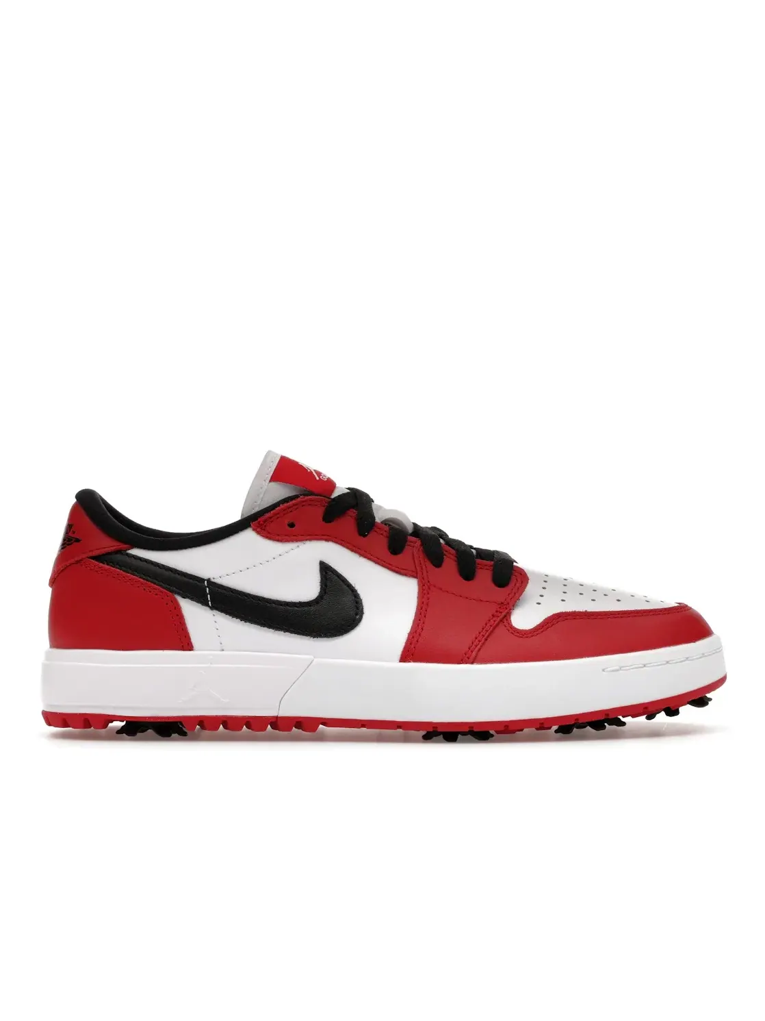 Мужские шиповки Air Jordan 1 Low Golf Spiked Jordan — изображение 1 из 4, красный/черный/белый