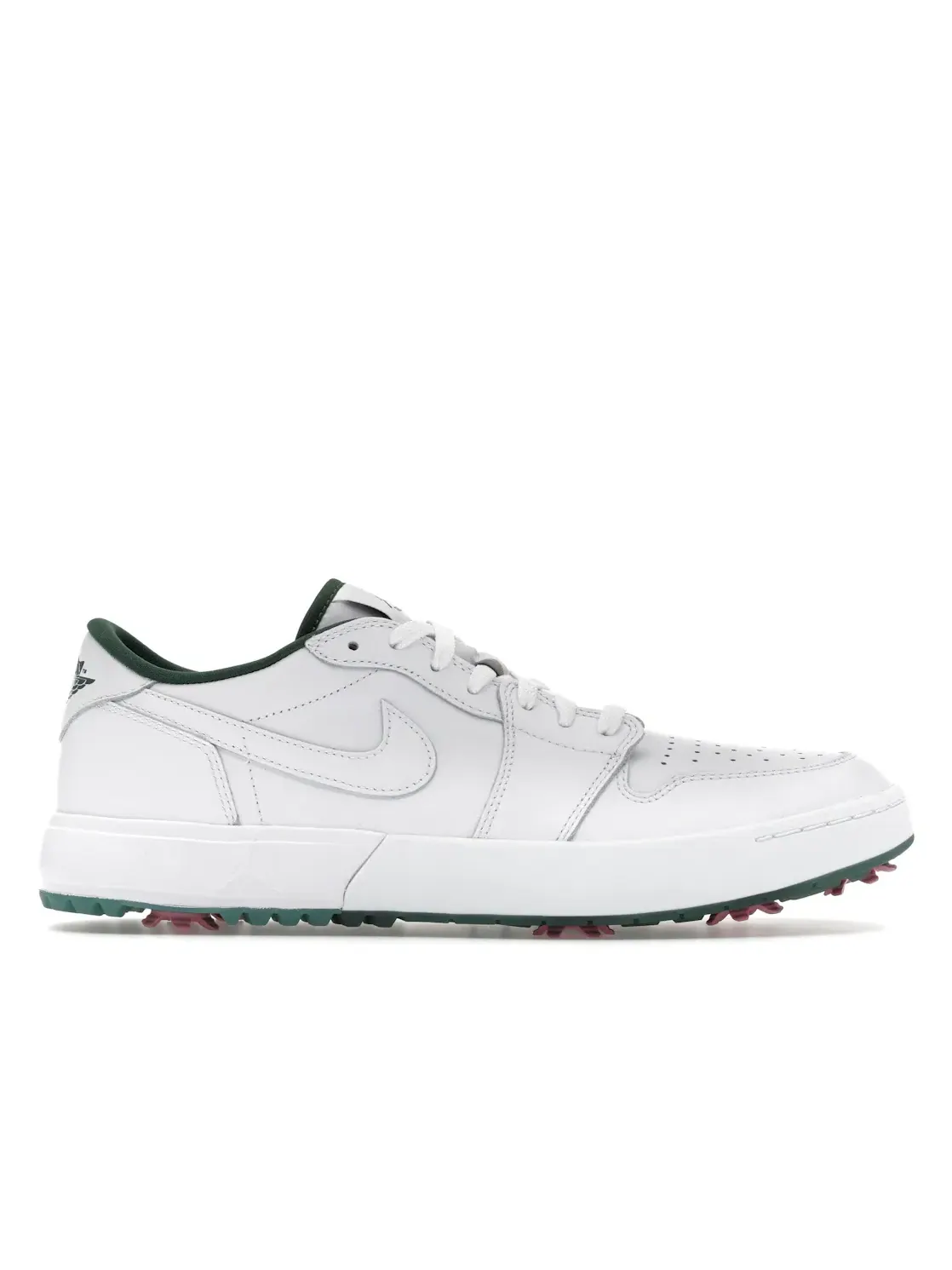 Мужские шиповки для гольфа Jordan 1 Low Golf Spiked Jordan — изображение 1 из 4, белый//черный/розовый