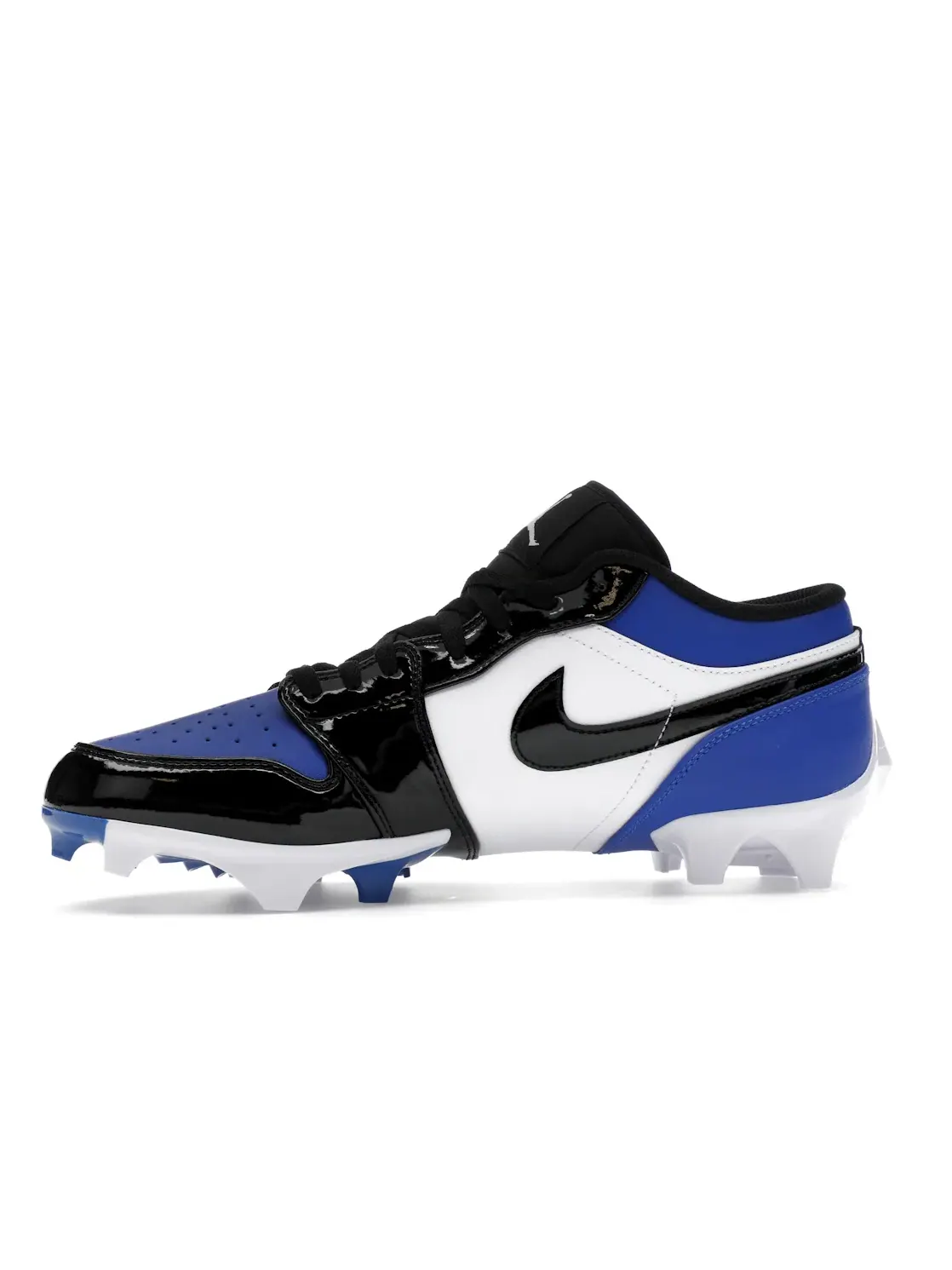 Мужские бутсы Jordan 1 Low TD Cleat Jordan — изображение 3 из 4, белый/черный