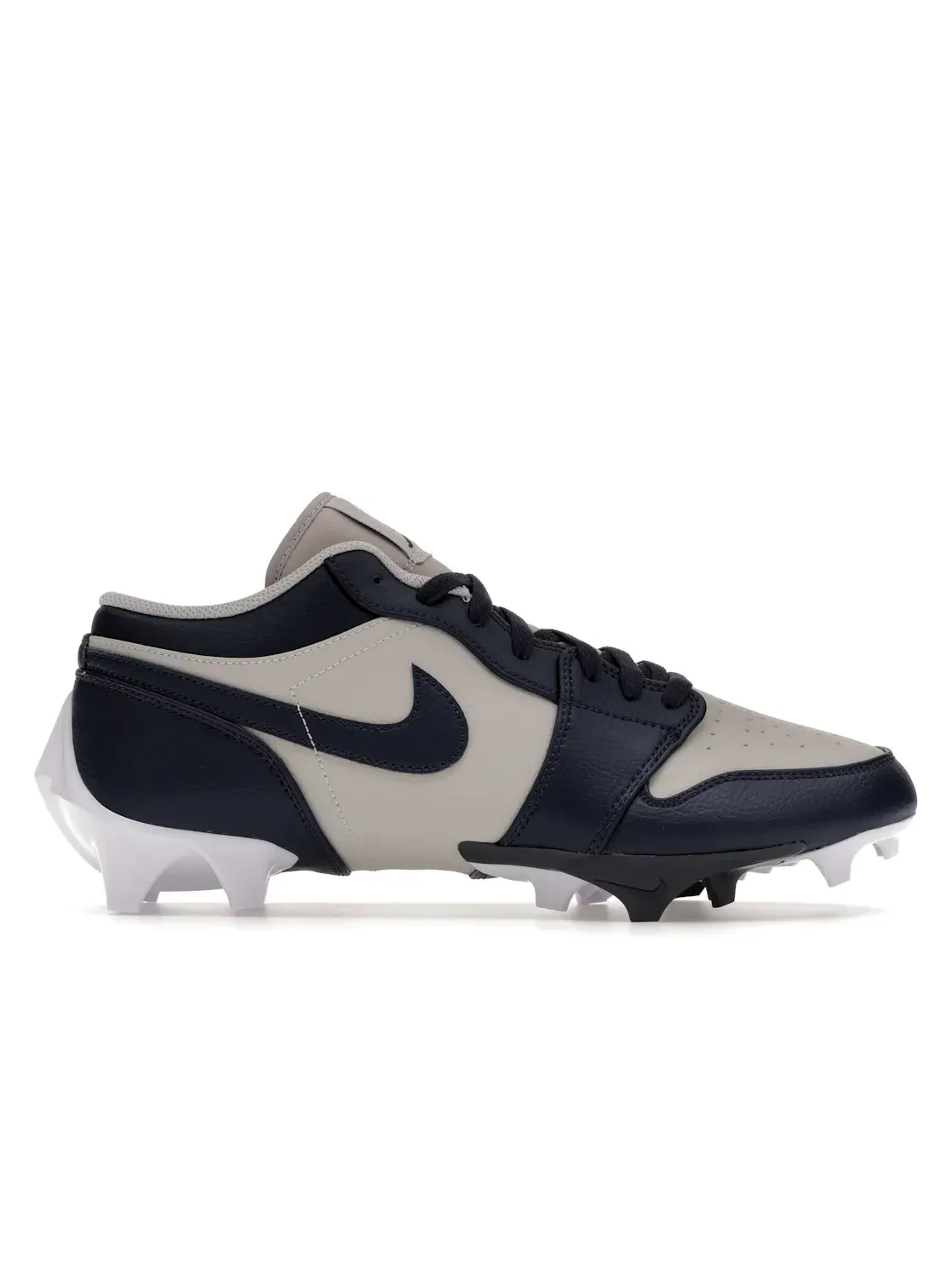 Мужские бутсы Jordan 1 Low TD Cleat Jordan — изображение 1 из 4, серый/белый/темно-синий