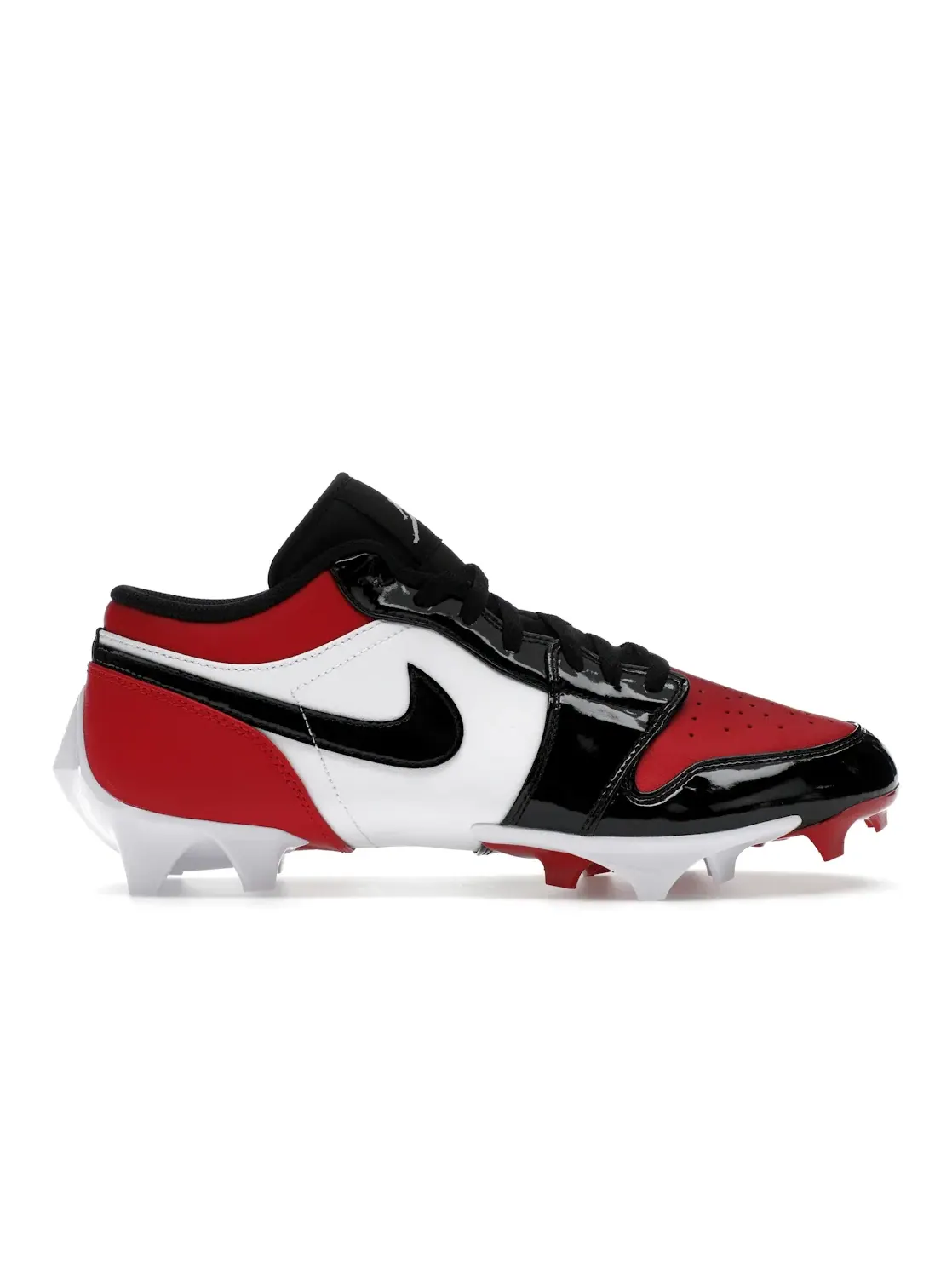 Мужские бутсы Jordan 1 Low TD Cleat — изображение 1 из 4, красный/белый/черный