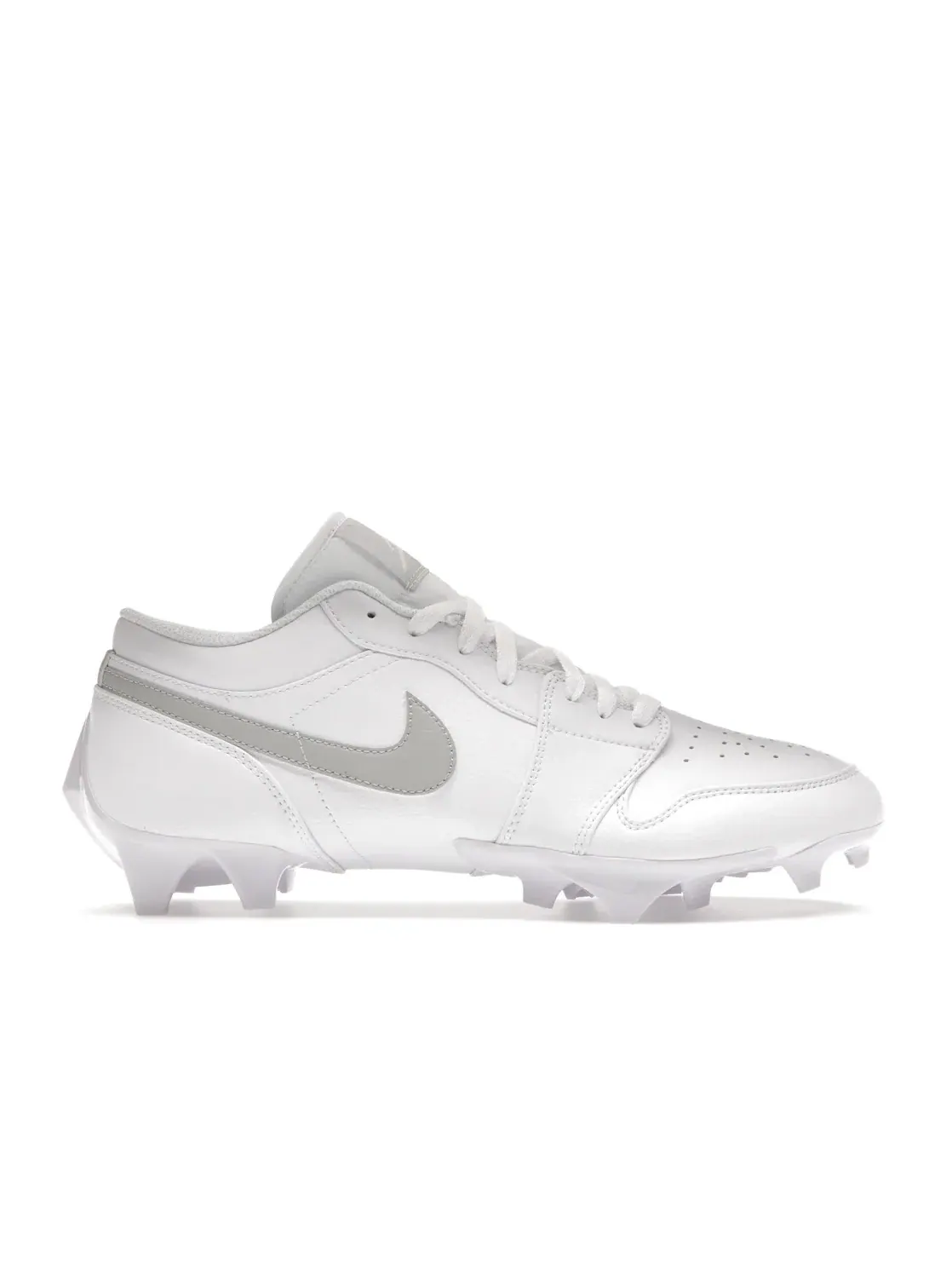 Мужские бутсы для футбола Jordan 1 Low TD Cleat Jordan — изображение 1 из 4, белый/серый/белый