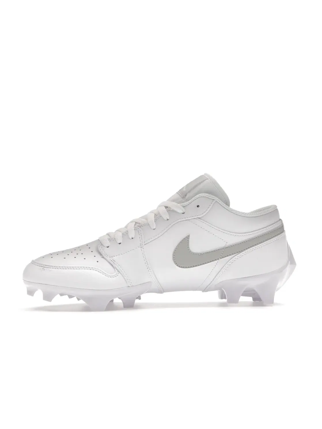 Мужские бутсы для футбола Jordan 1 Low TD Cleat Jordan — изображение 3 из 4, белый/серый/белый