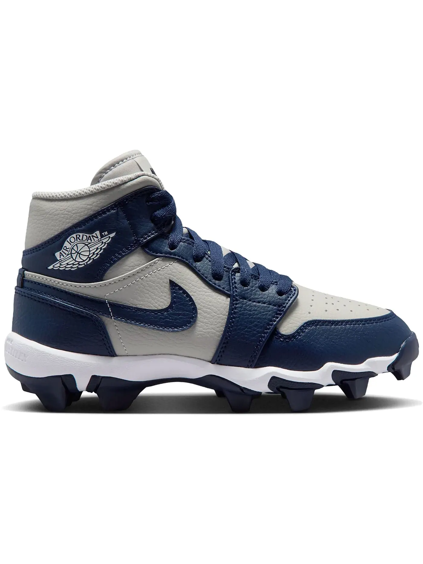 Детские бутсы Jordan 1 Mid Cleat Jordan — изображение 1 из 1, серый темно-синий