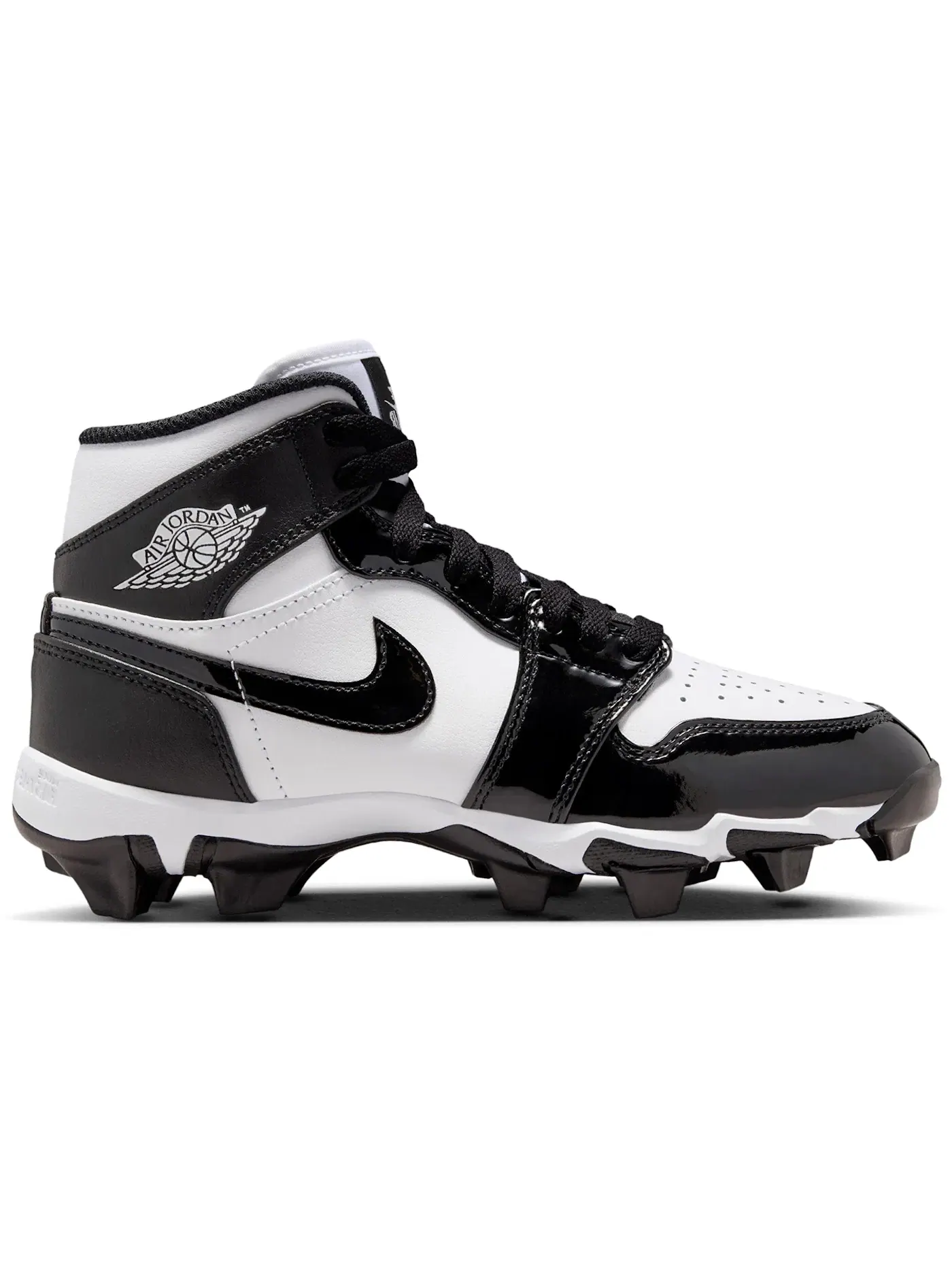 Детские бутсы Jordan 1 Mid Cleat — изображение 1 из 1, белый/черный/черный