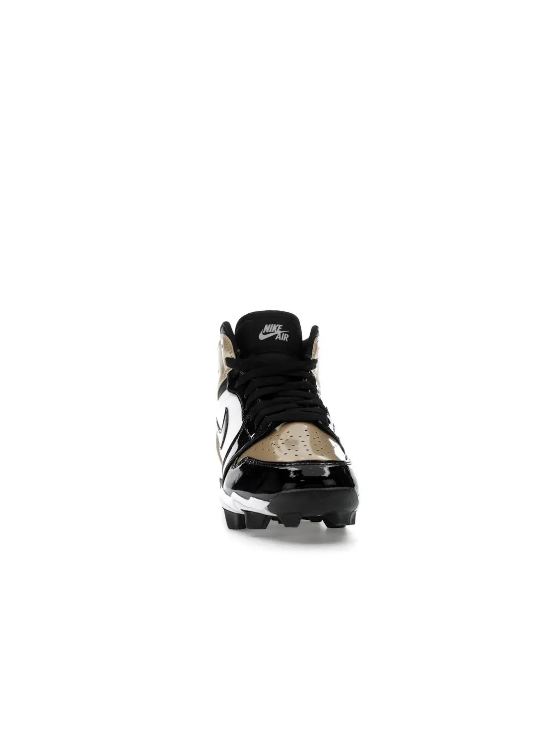 Детские бутсы с шипами Jordan 1 Mid Cleat Patent Gold Toe Jordan — изображение 2 из 4
