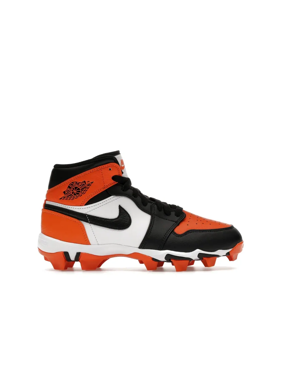 Детские бутсы Jordan 1 Mid Cleat Shattered Backboard Jordan — изображение 1 из 4, черный/белый