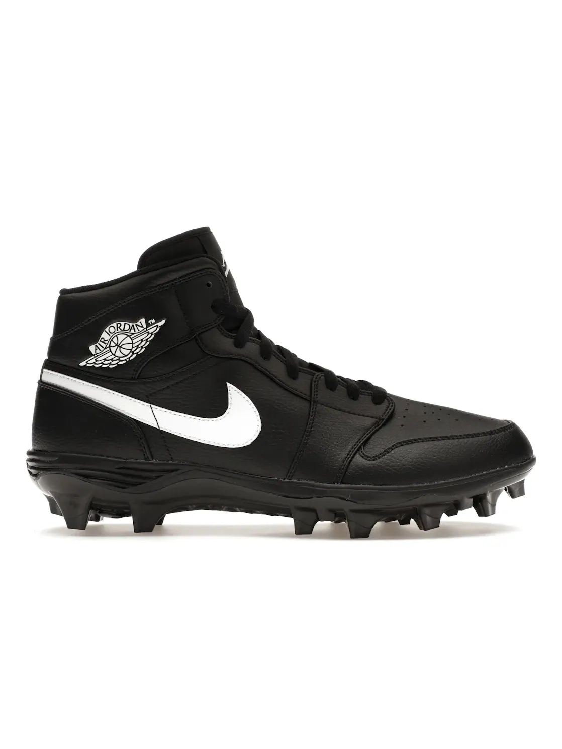 Мужские бутсы с шипами Jordan 1 Mid TD Cleat Jordan — изображение 1 из 4, черный/черный/белый