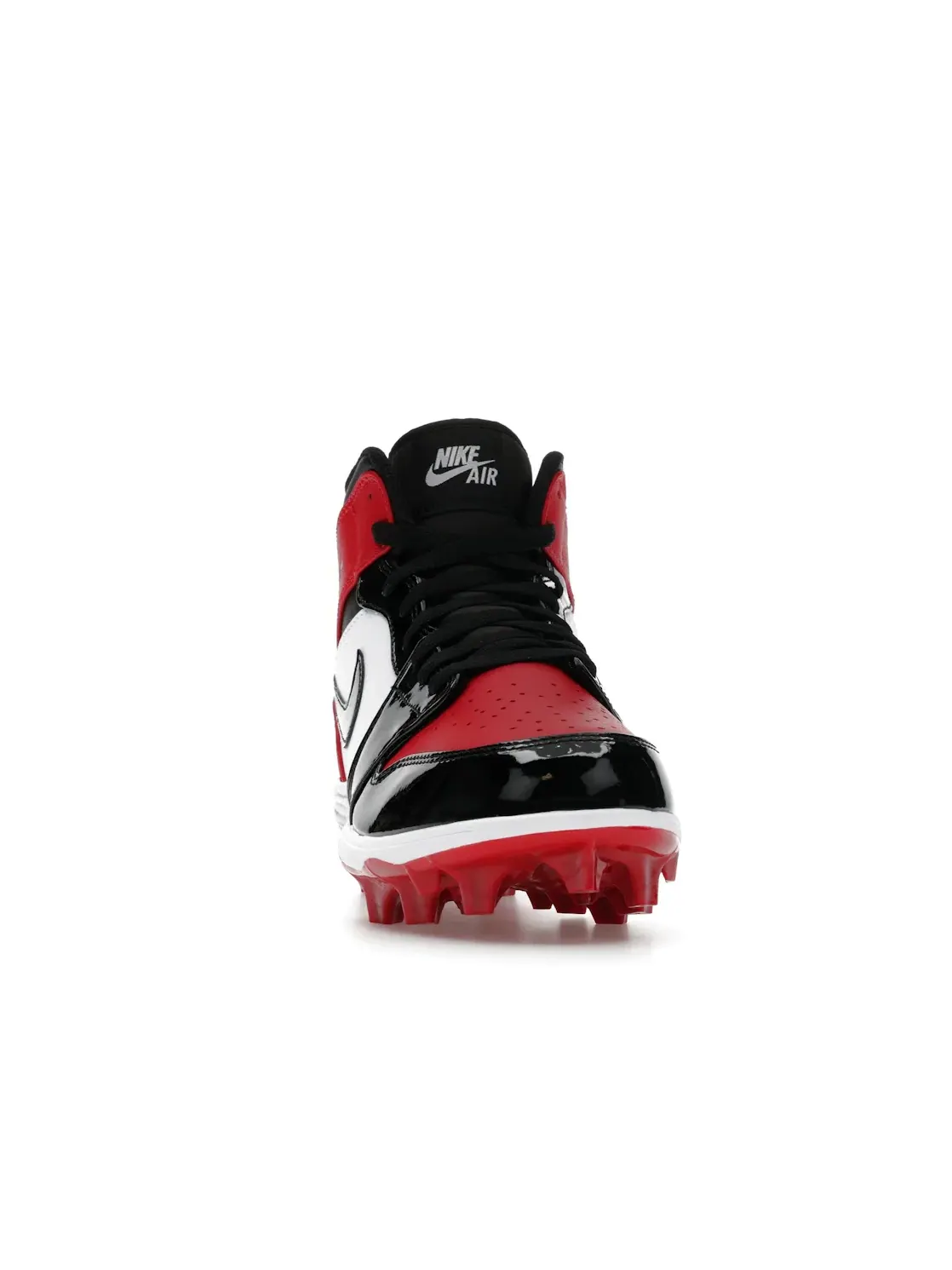 Мужские бутсы Air Jordan 1 Mid TD Cleat Bred Toe Jordan — изображение 2 из 4, красный/белый/черный