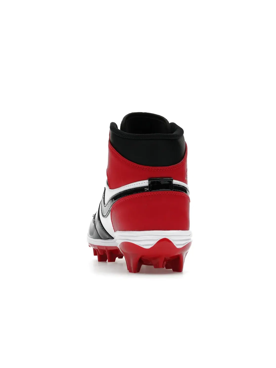 Мужские бутсы Air Jordan 1 Mid TD Cleat Bred Toe Jordan — изображение 4 из 4, красный/белый/черный