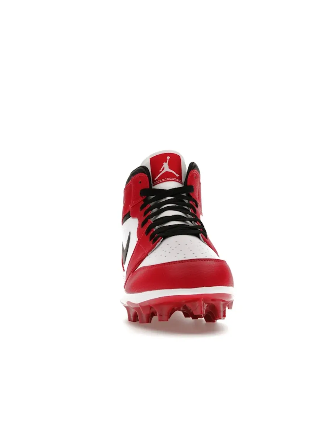 Мужские бутсы для футбола Jordan 1 Mid TD Cleat Chicago (2023) Jordan — изображение 2 из 4, белый/черный-красный
