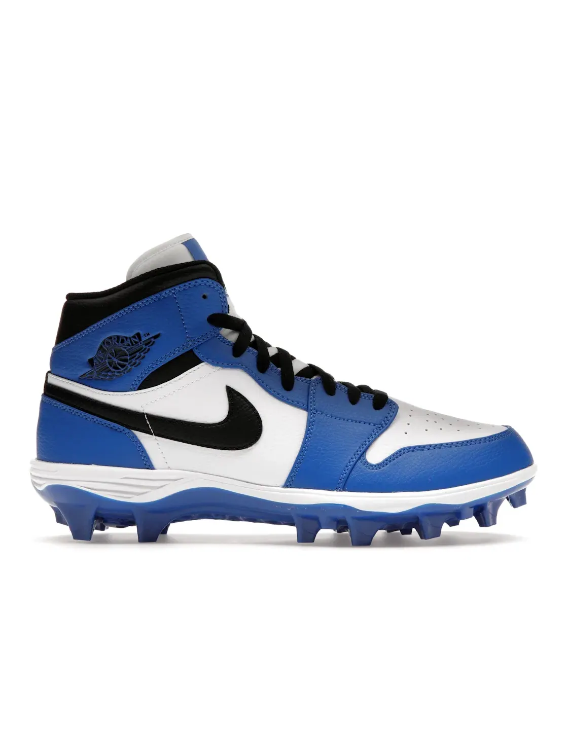 Мужские бутсы с шипами Jordan 1 Mid TD Cleat Jordan — изображение 1 из 4, черный/белый