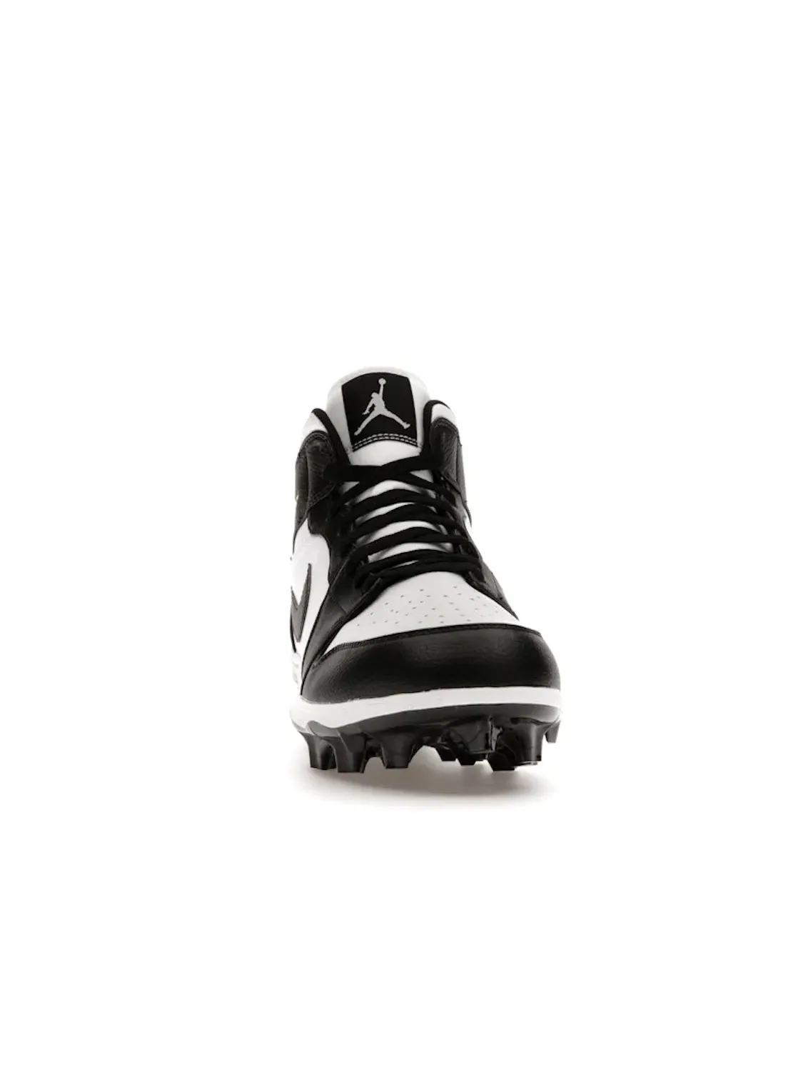 Мужские бутсы высокие с длинным рукавом Jordan 1 Mid TD Cleat Jordan — изображение 2 из 4, черный/белый/черный