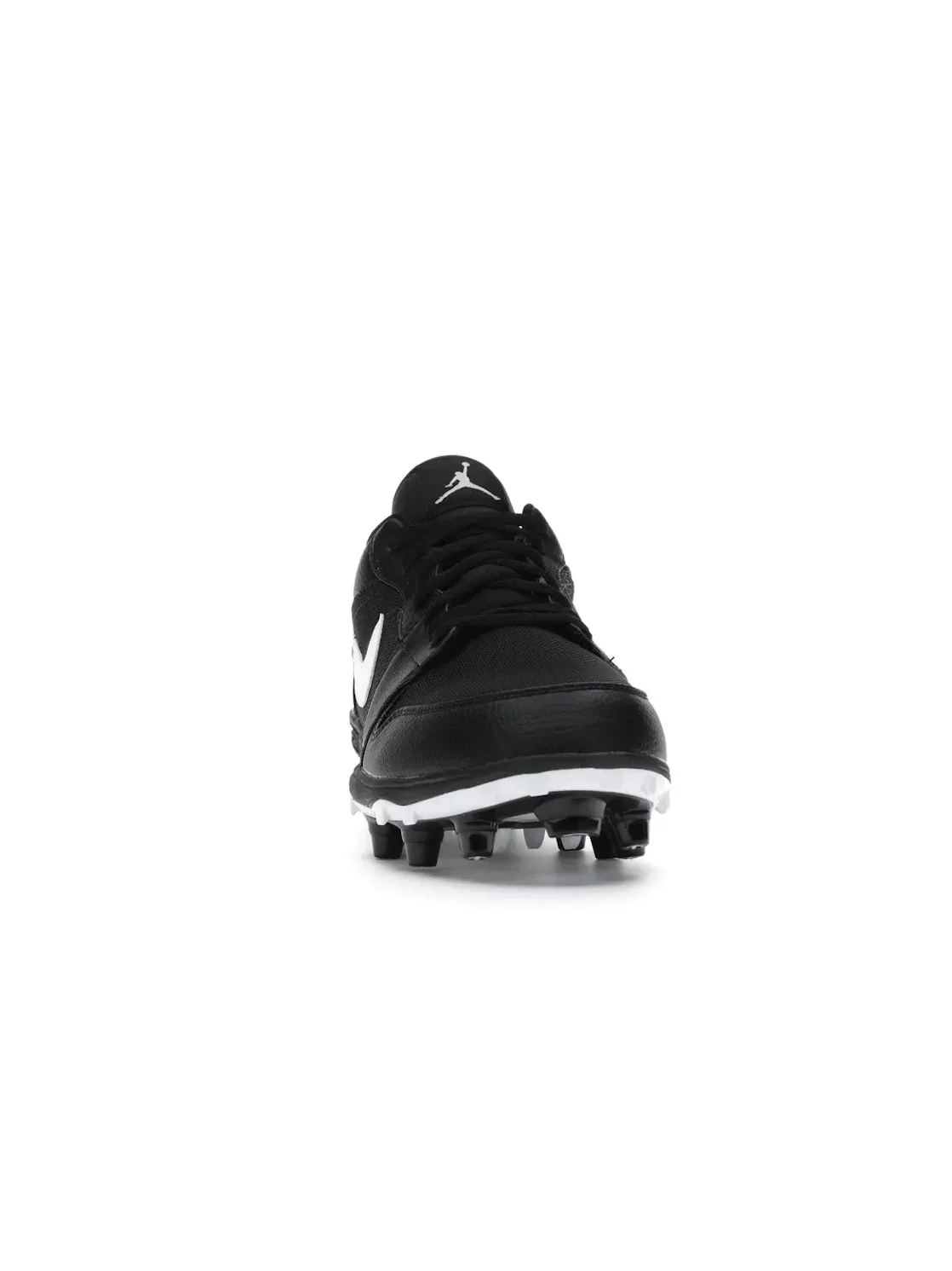 Мужские бутсы Jordan 1 TD Low Black White — изображение 2 из 4, черный/белый-белый