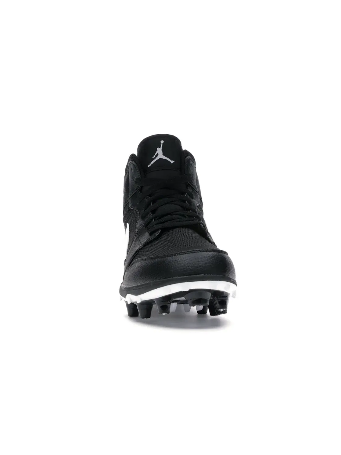 Мужские бутсы Jordan 1 TD Mid Black/White-White — изображение 2 из 4
