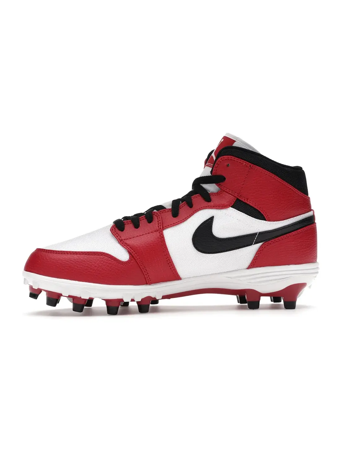 Мужские бутсы Jordan 1 TD Mid Cleat Chicago (2019) — изображение 3 из 4, белый/красный-черный