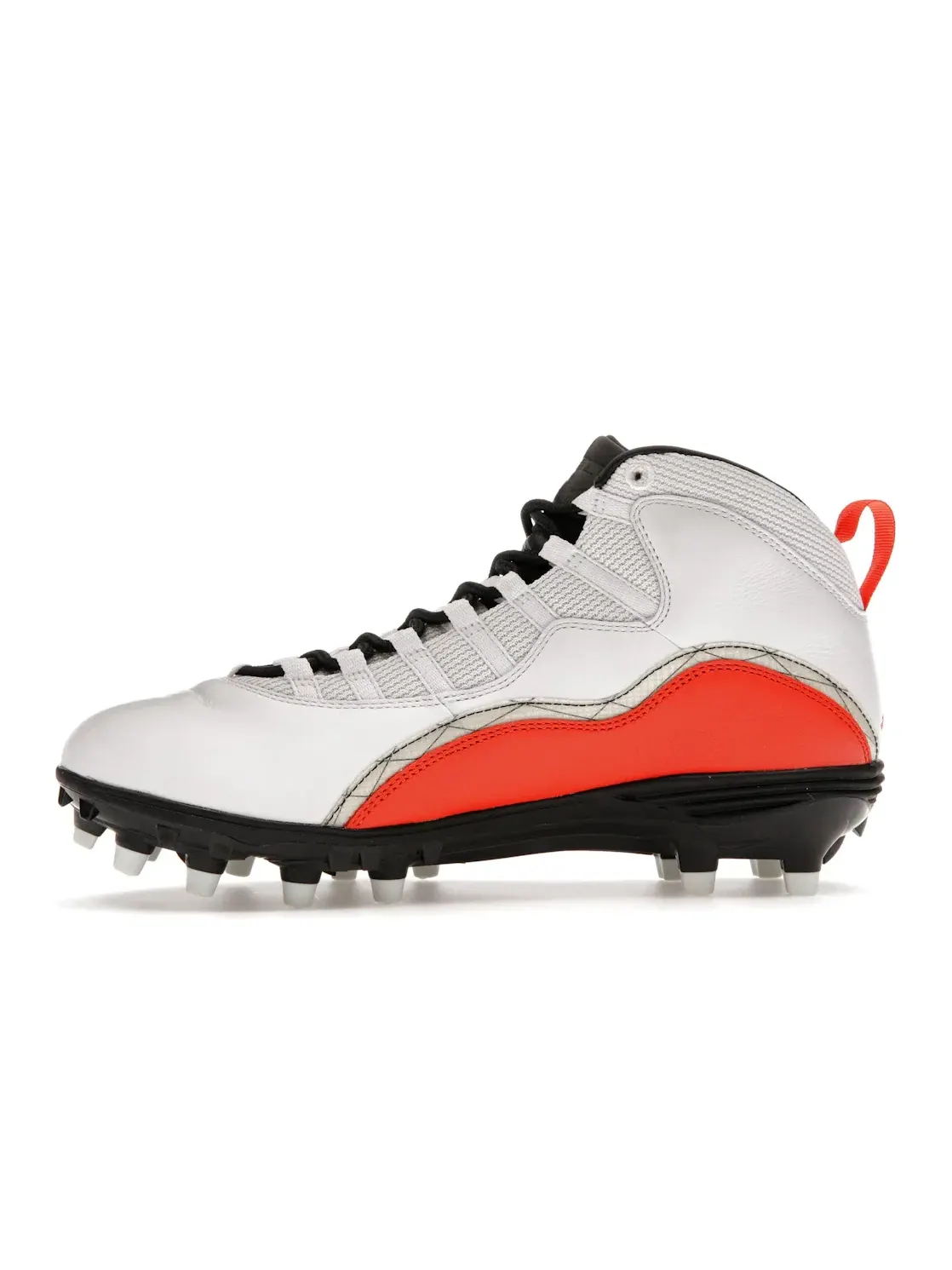 Мужские бутсы Jordan 10 Retro Cleat — изображение 3 из 4, белый/оранжевый-черный