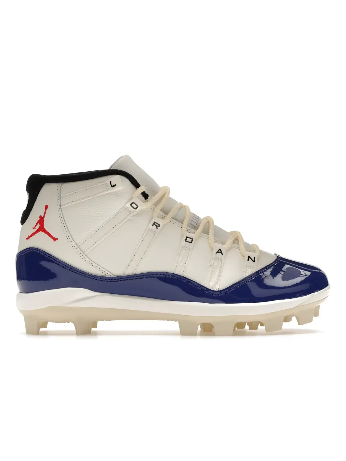 Мужские бутсы Jordan 11 Mid MCS Cleat Rare Air — изображение 1 из 4, глубокий синий/красный