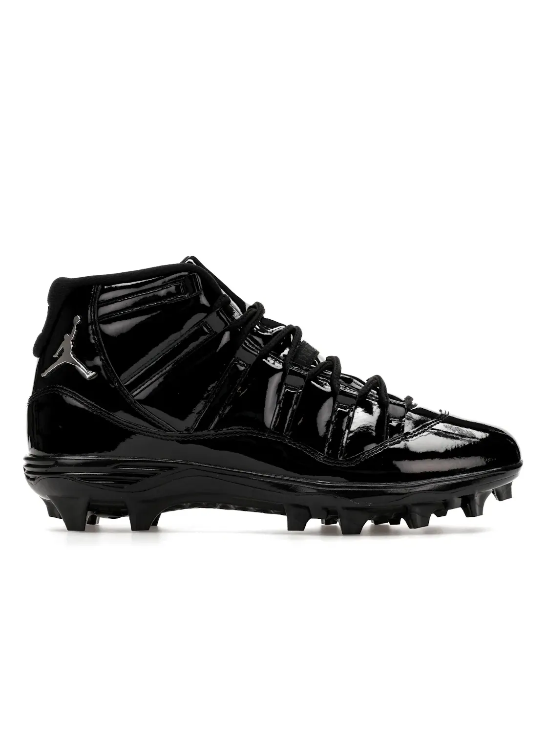 Мужские бутсы с высоким голенищем Jordan 11 Mid TD Cleat — изображение 1 из 4, черный/белый