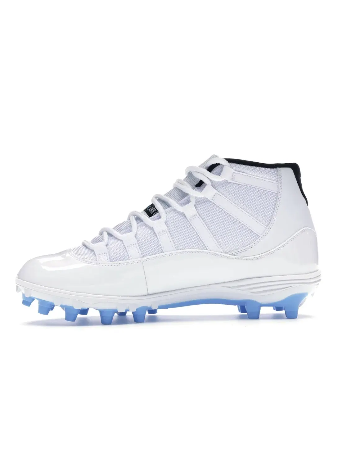 Мужские бутсы с высоким верхом Jordan 11 Retro Cleat Jordan — изображение 3 из 4, белый/синий-черный