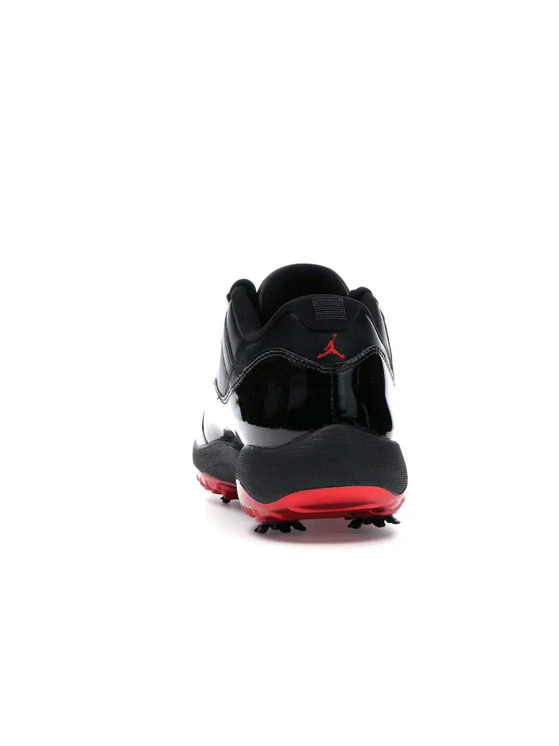 Мужские шиповки Safari Bred Jordan 11 Retro Low Golf Jordan — изображение 4 из 4, черный/черный-красный