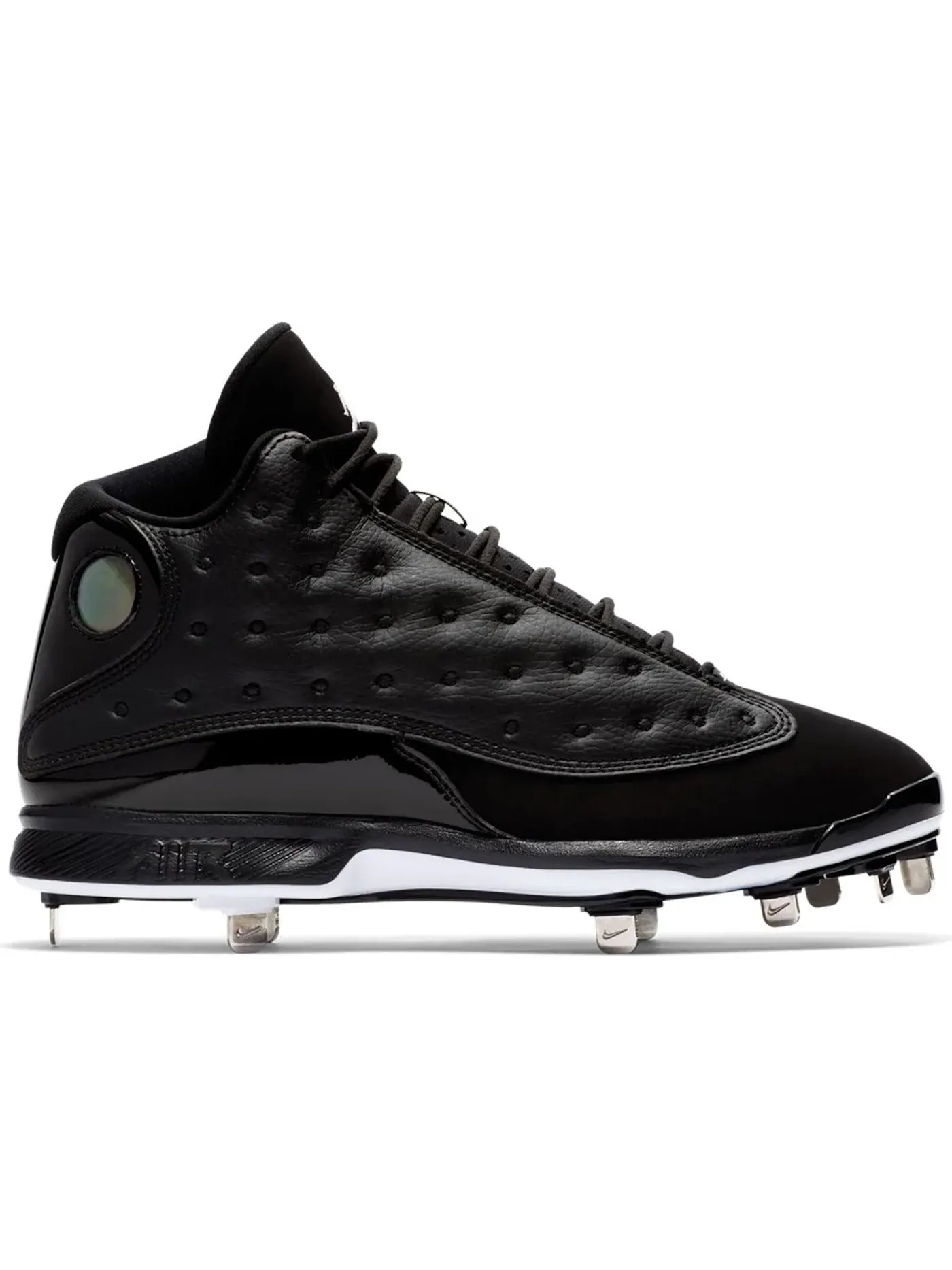 Мужские бутсы Jordan 13 Retro Metal Cleat — изображение 1 из 1, черный/белый-белый