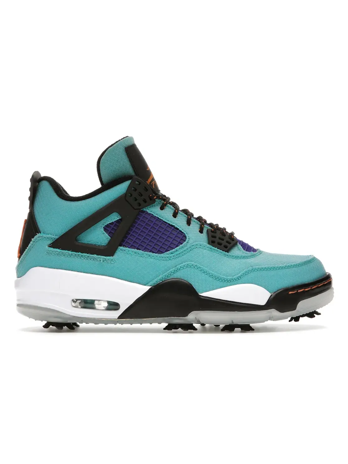 Мужские бутсы Jordan 4 Retro Golf US Open Torrey Pines Pack ACG — изображение 1 из 4, белый-оранжевый