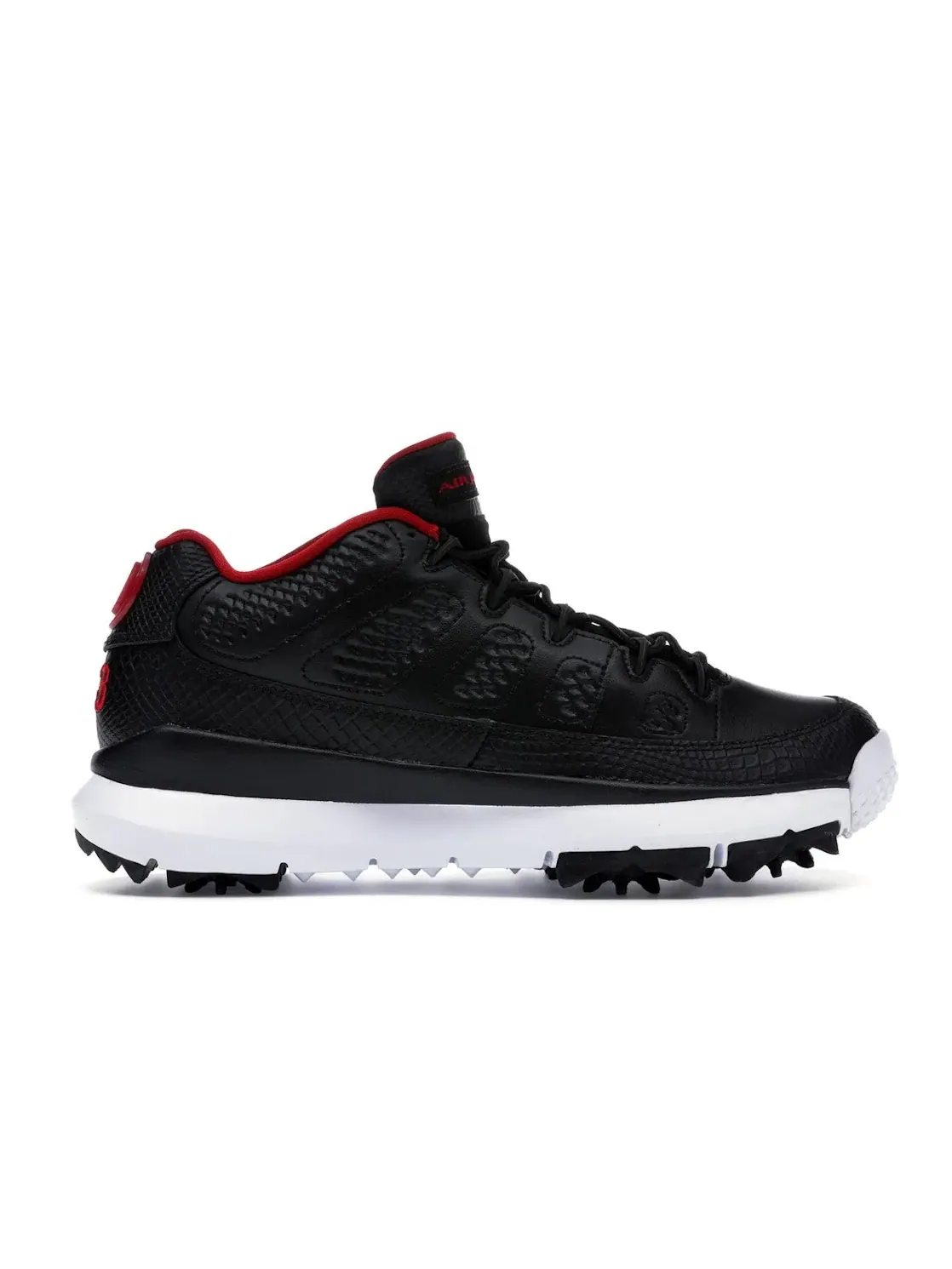 Мужские гольф-шиповки Jordan 9 Retro Golf Cleat — изображение 1 из 4, черный/красный-белый