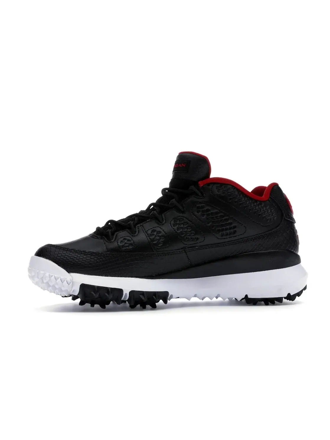 Мужские гольф-шиповки Jordan 9 Retro Golf Cleat — изображение 3 из 4, черный/красный-белый
